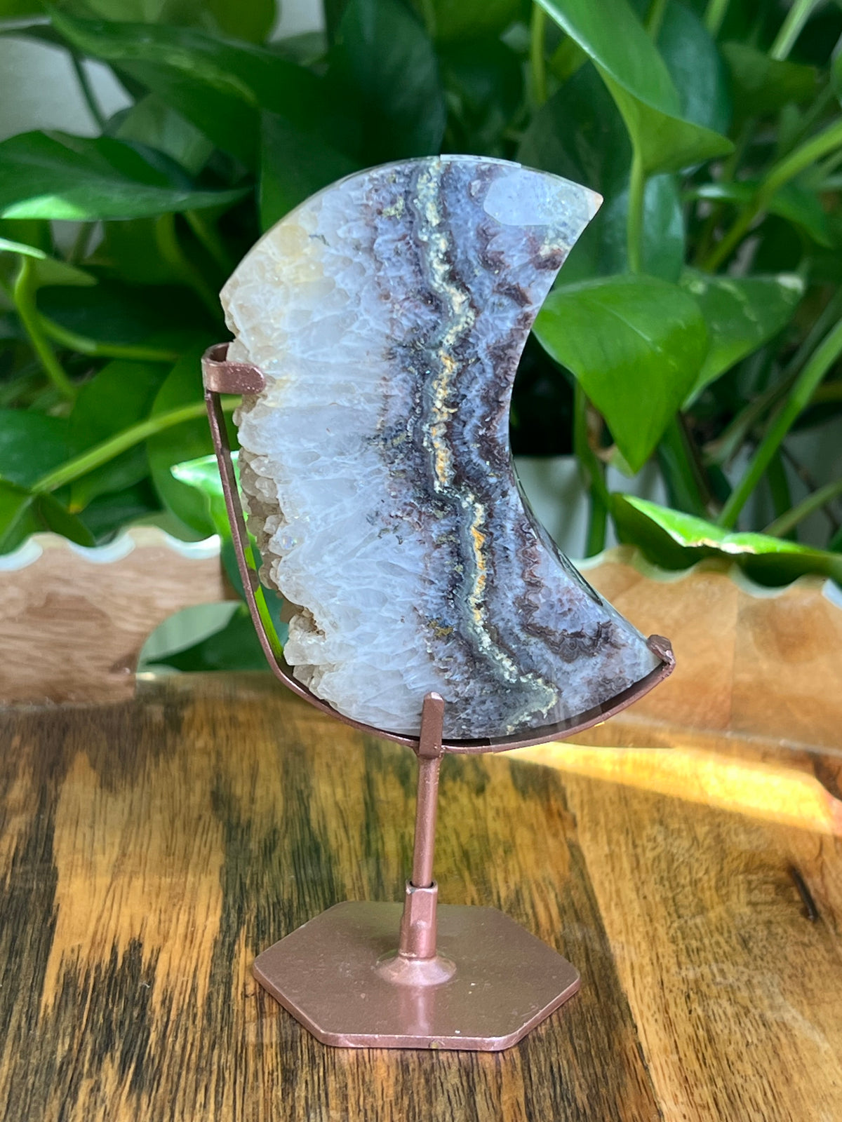 Amethyst Agate Moon: RD