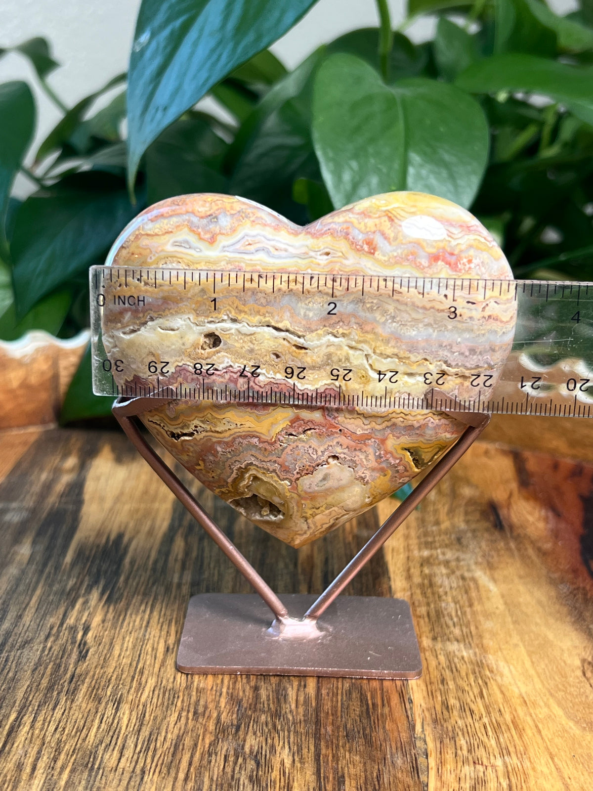 Crazy Lace Agate Heart: NP