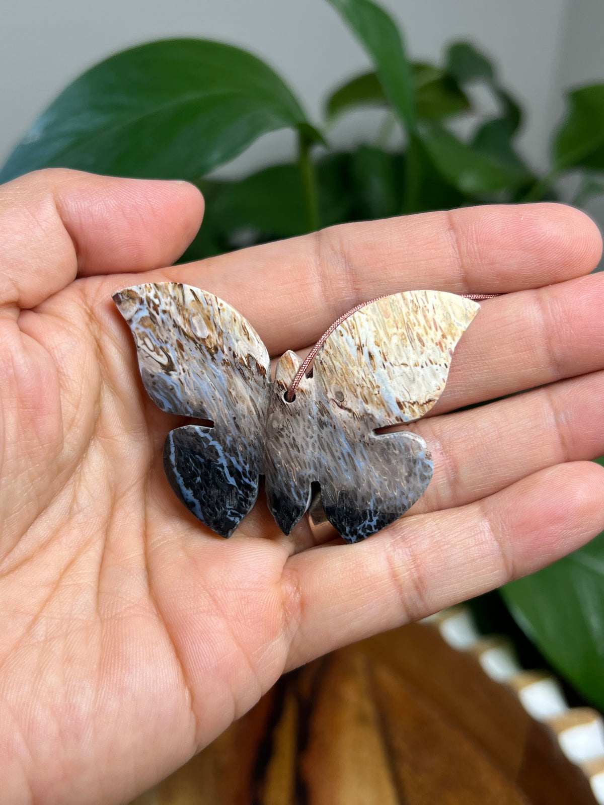 Palm Root Ornament Butterfly: PM