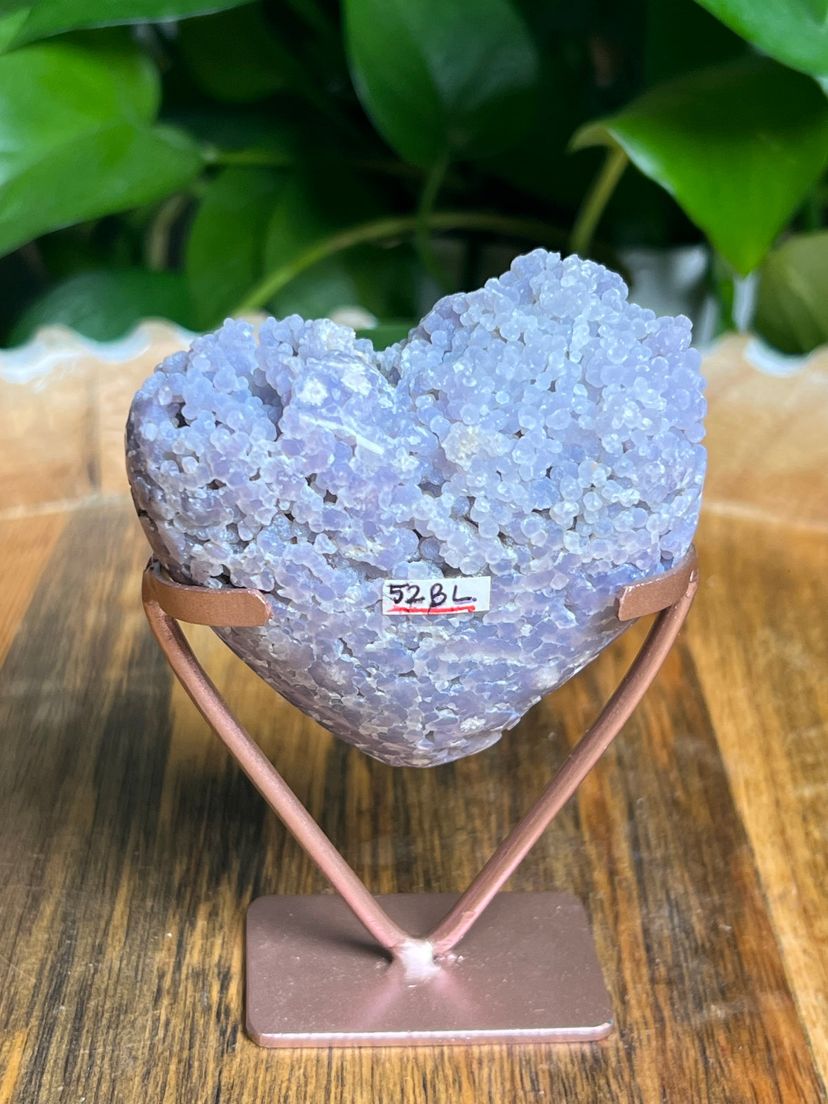 Grape Agate Heart: BL