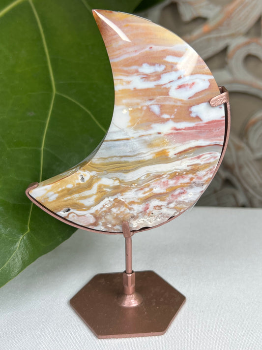 Milky Jasper Moon