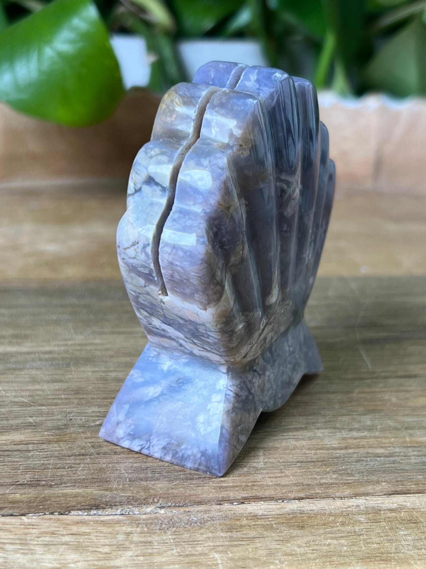 Purple Chalcedony Shell