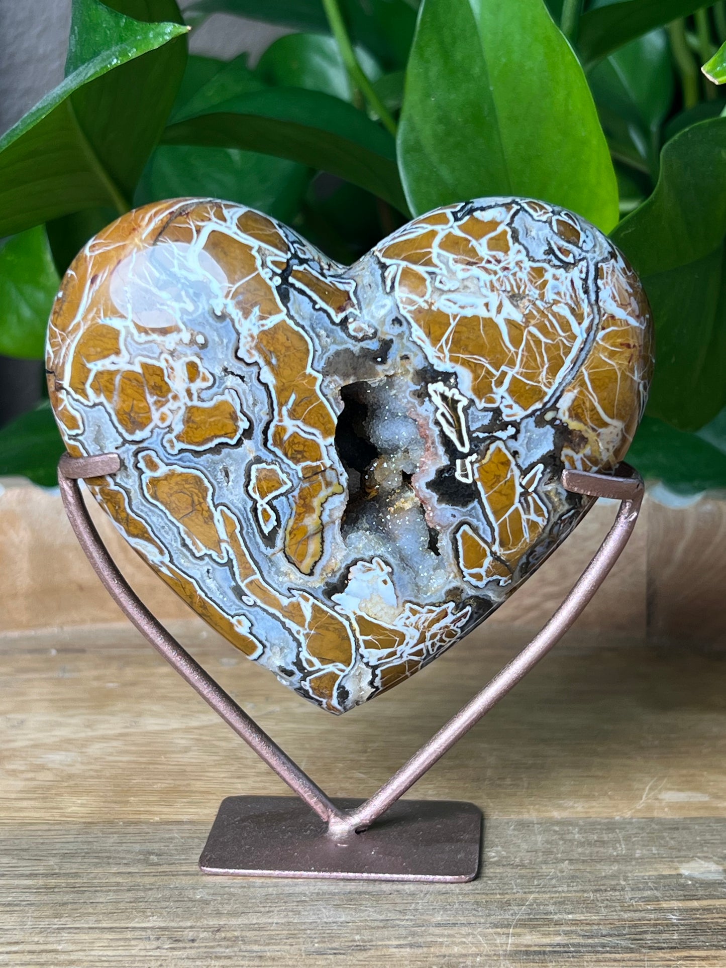 Brecciated Jasper Heart