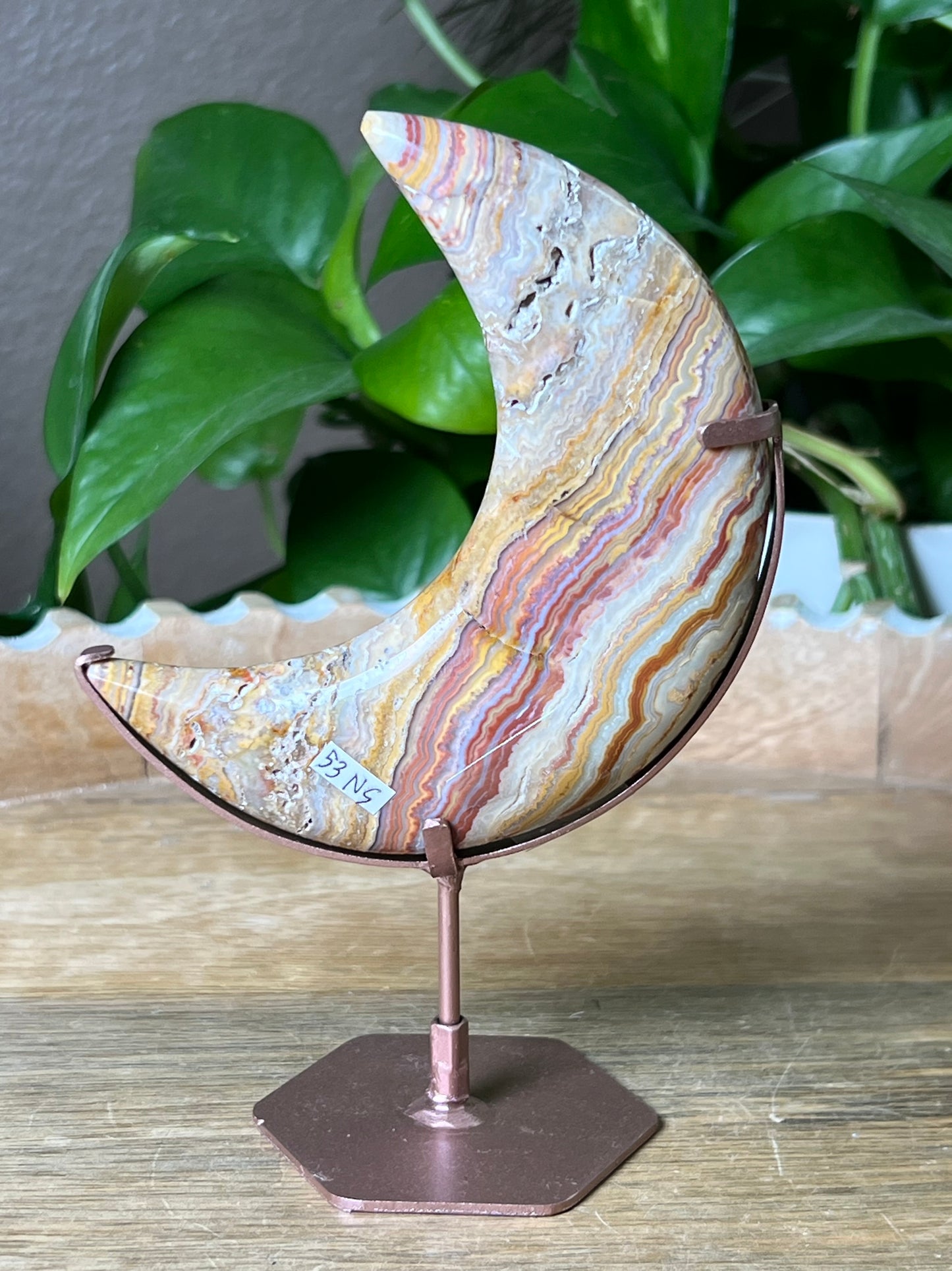 Crazy Lace Agate Moon