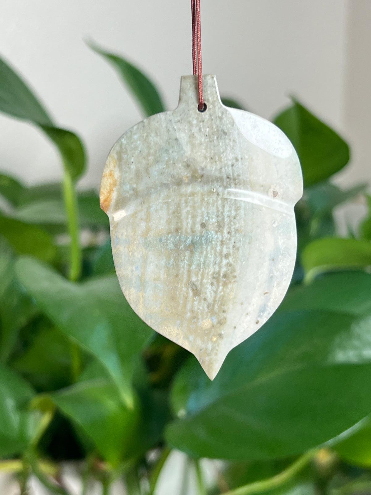 Blue Green Jasper Acorn Ornaments