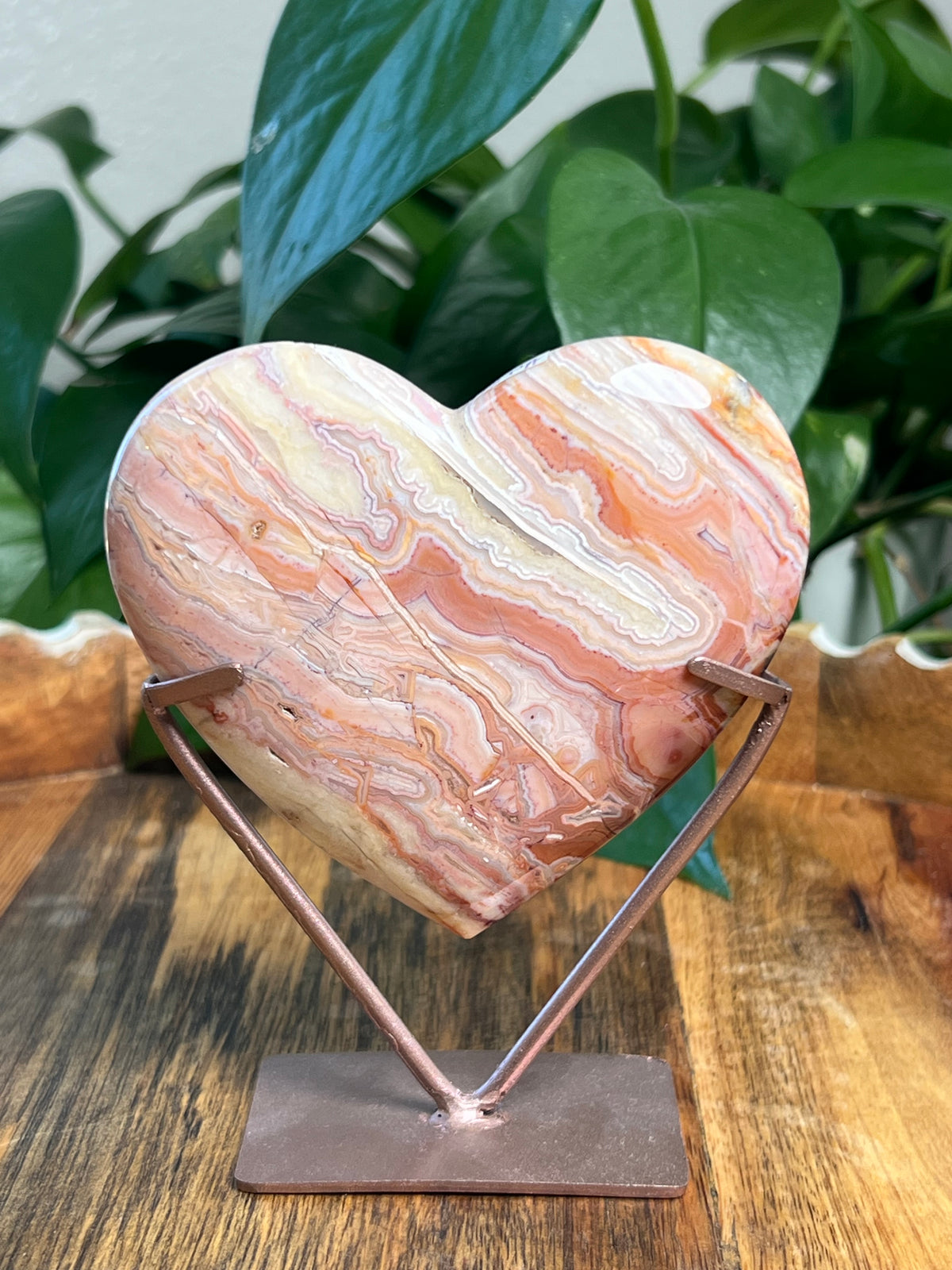 Crazy Lace Agate Heart: NA
