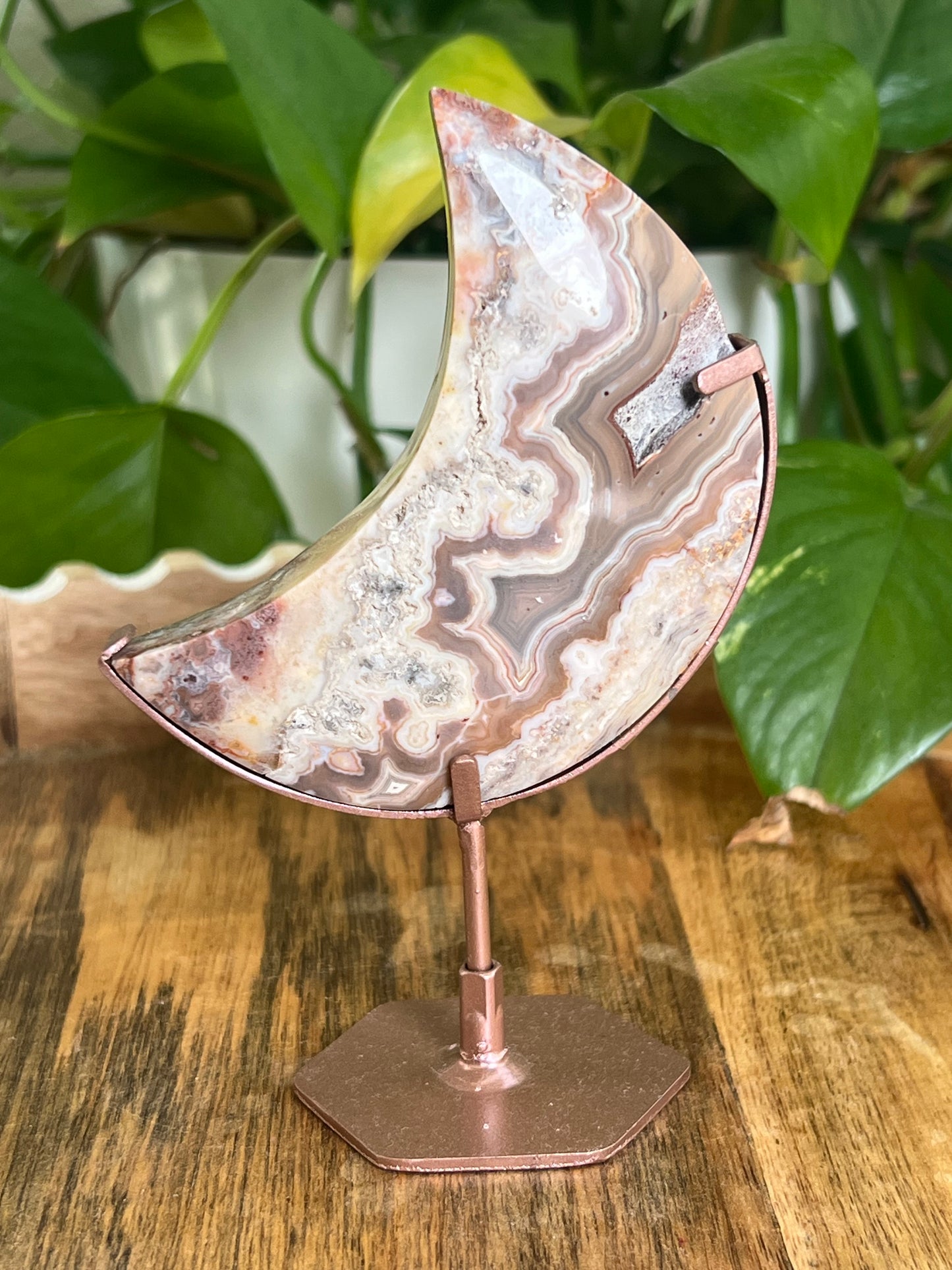 Crazy Lace Agate Moon BC