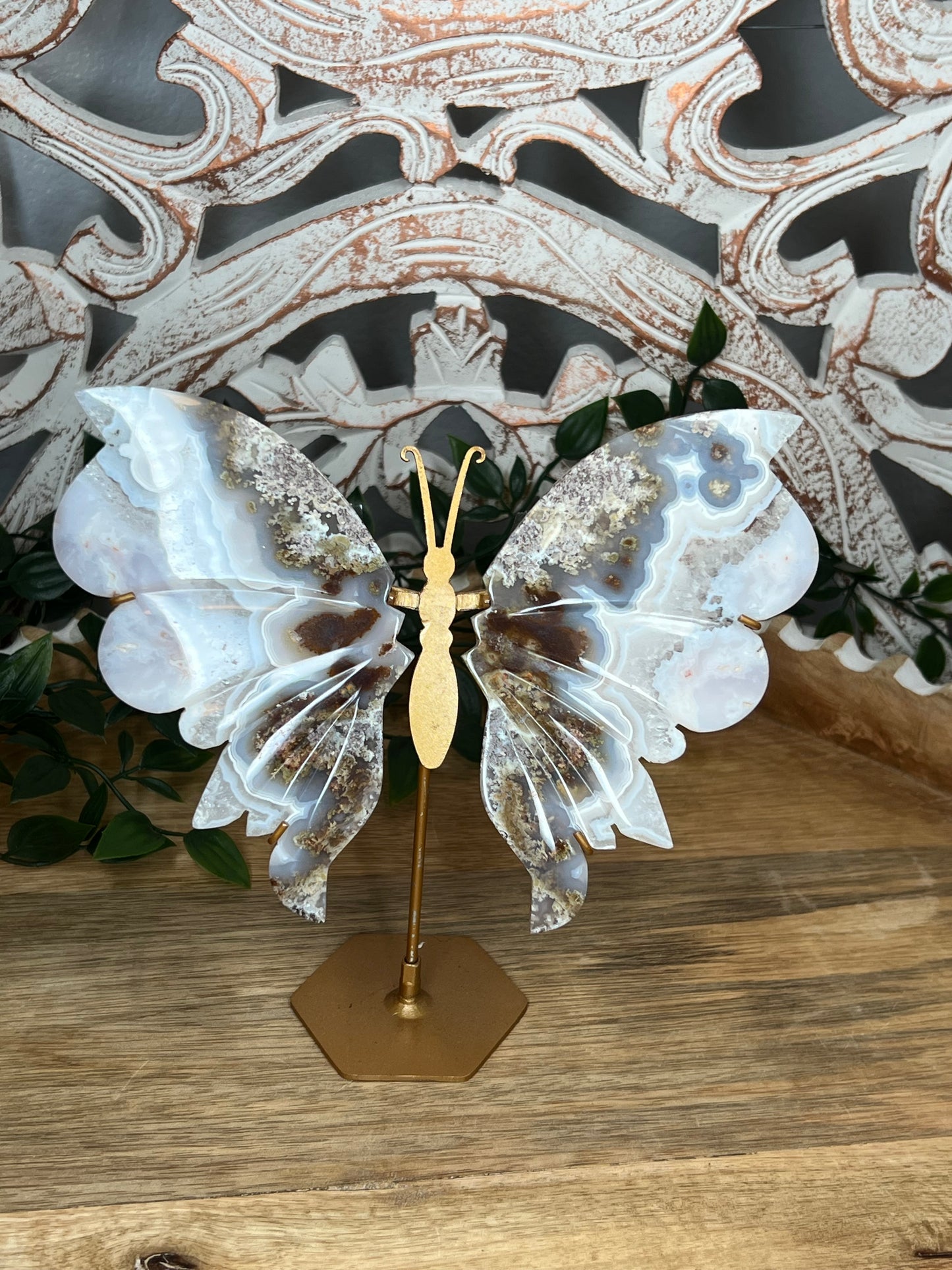 Scenic Moss Agate Wings