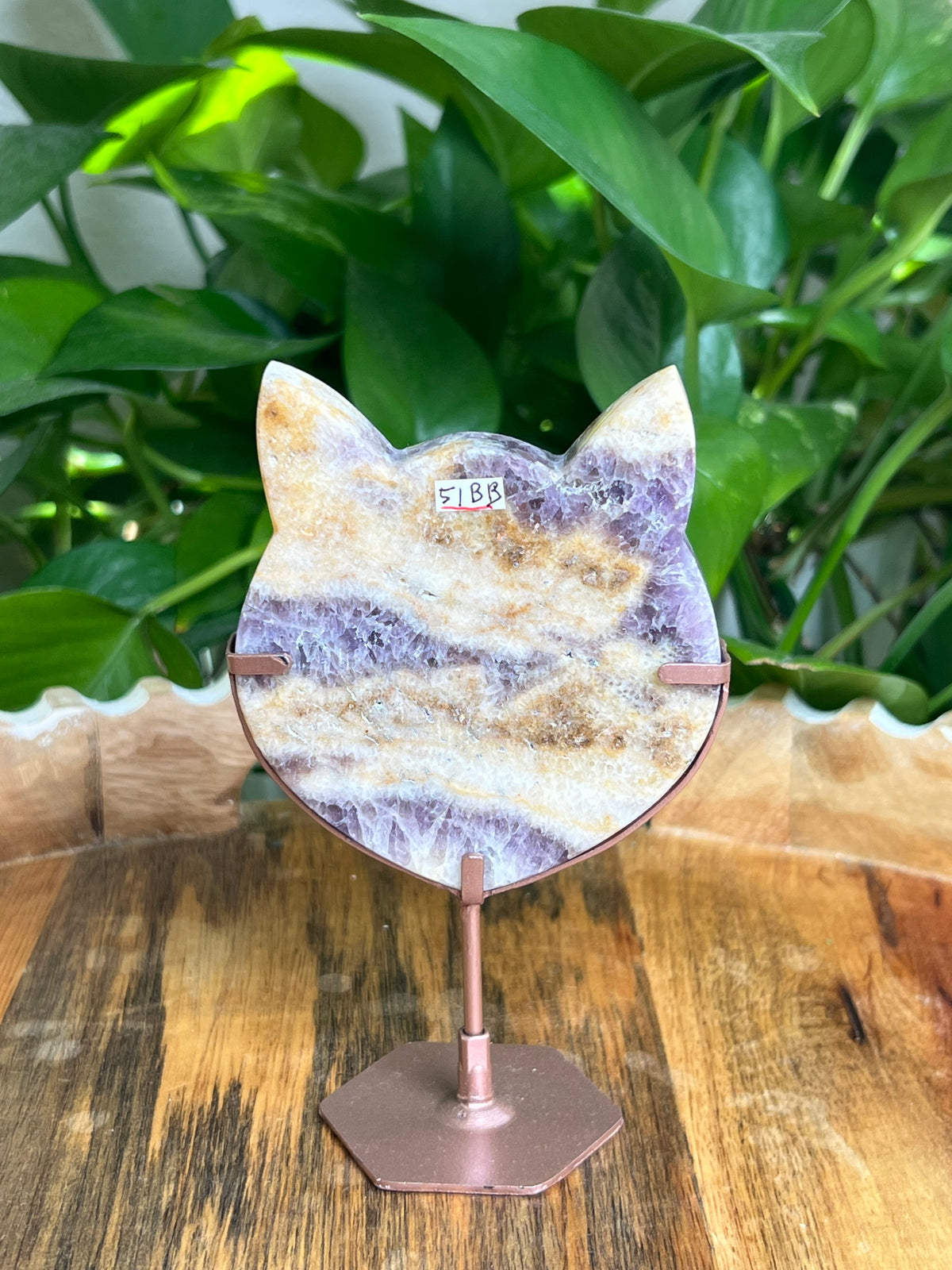 Indonesian Amethyst Cat Head: BB