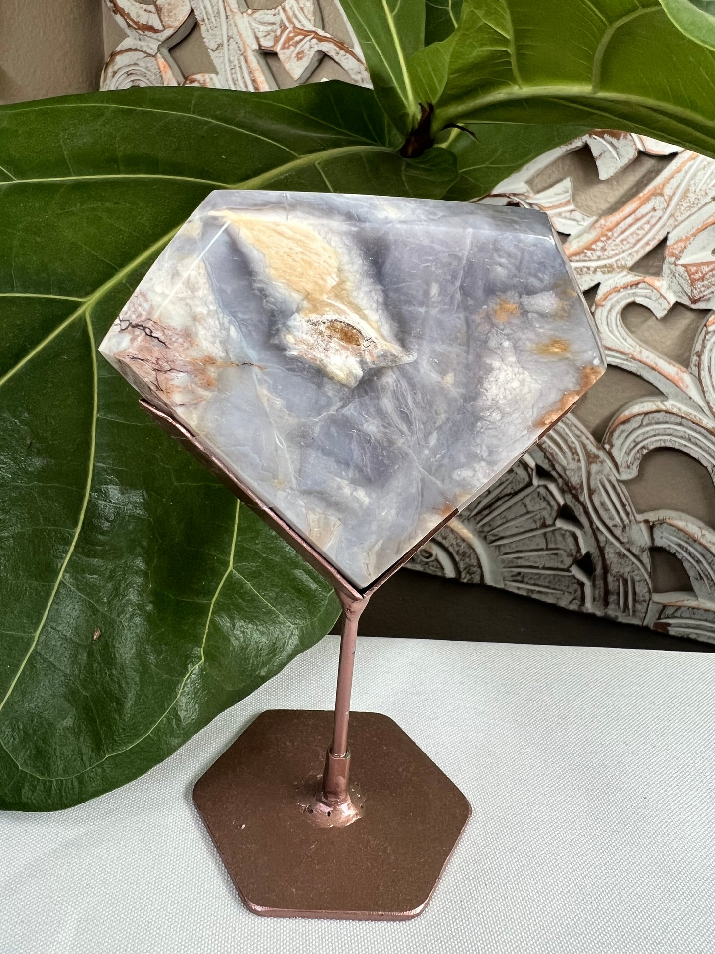 Purple Chalcedony Diamond