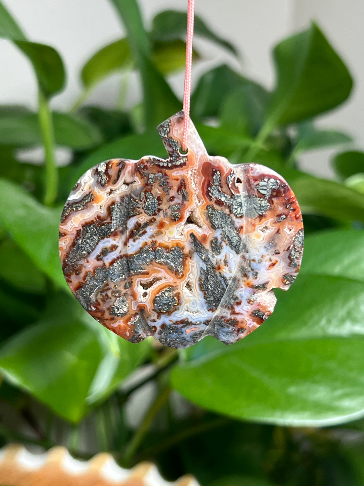 Marcasite Pumpkin Ornaments