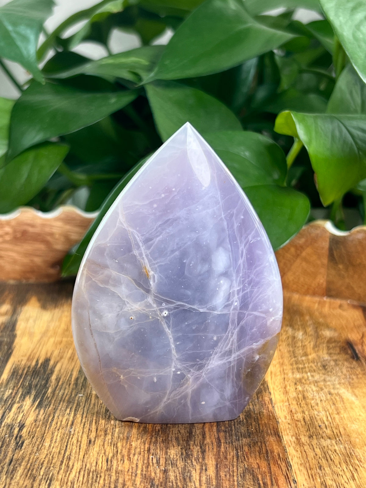 Purple Chalcedony Flame: AA