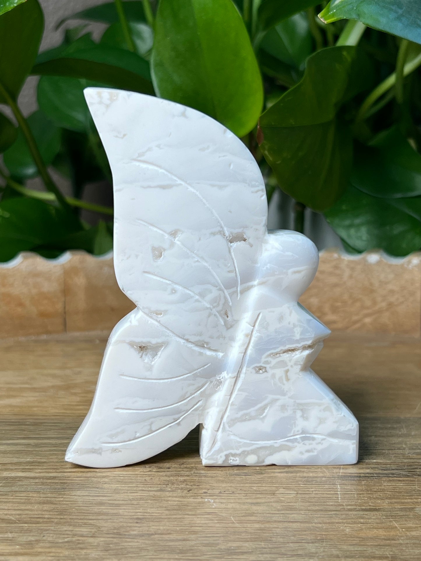 White Plume Agate Fairy
