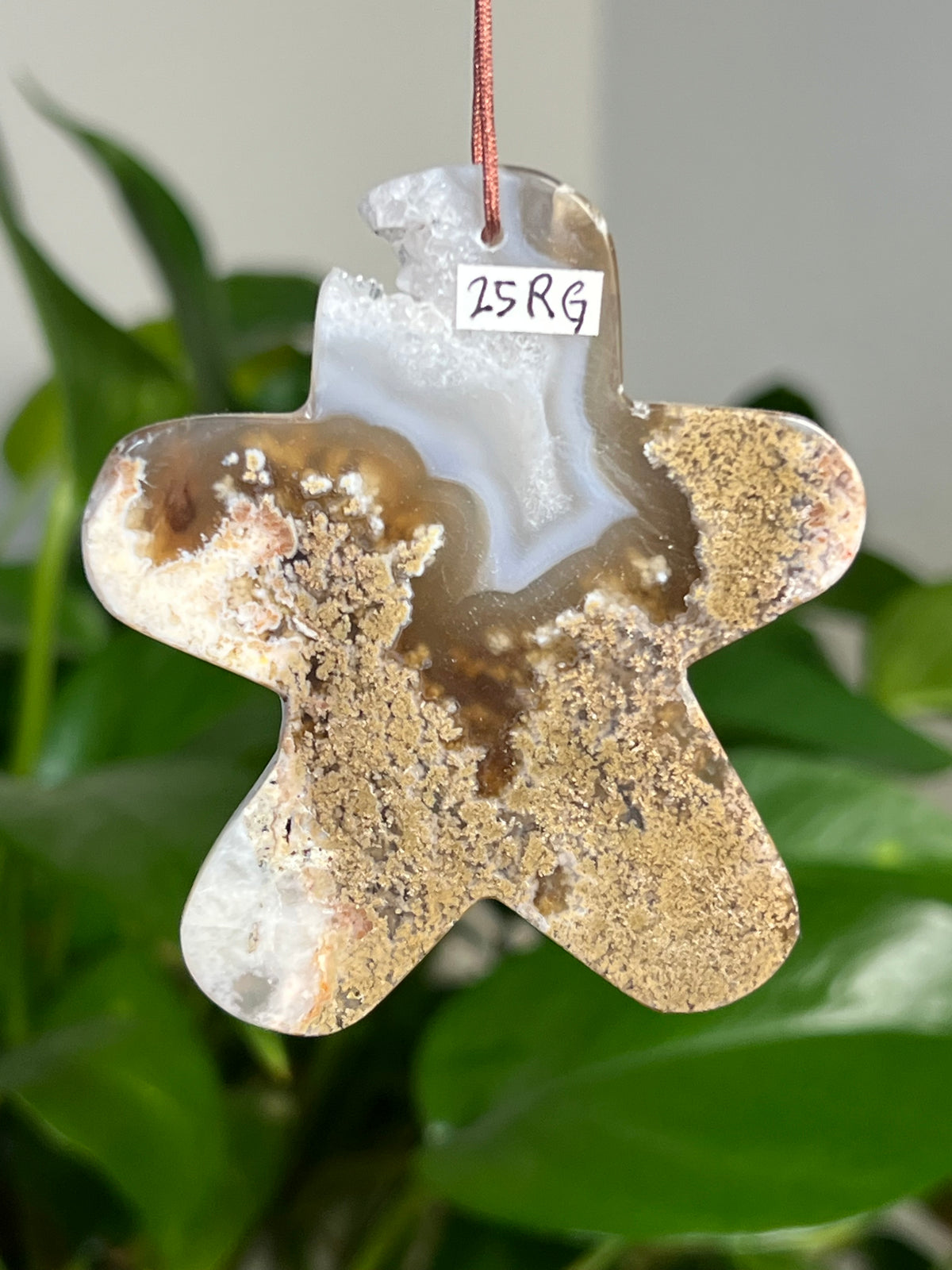Scenic Moss Agate Gingerbread Ornaments