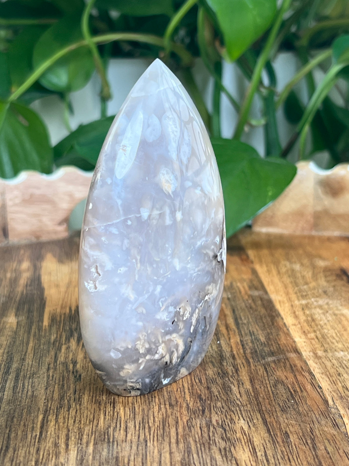 Dendritic Tiger Agate Flame: RA