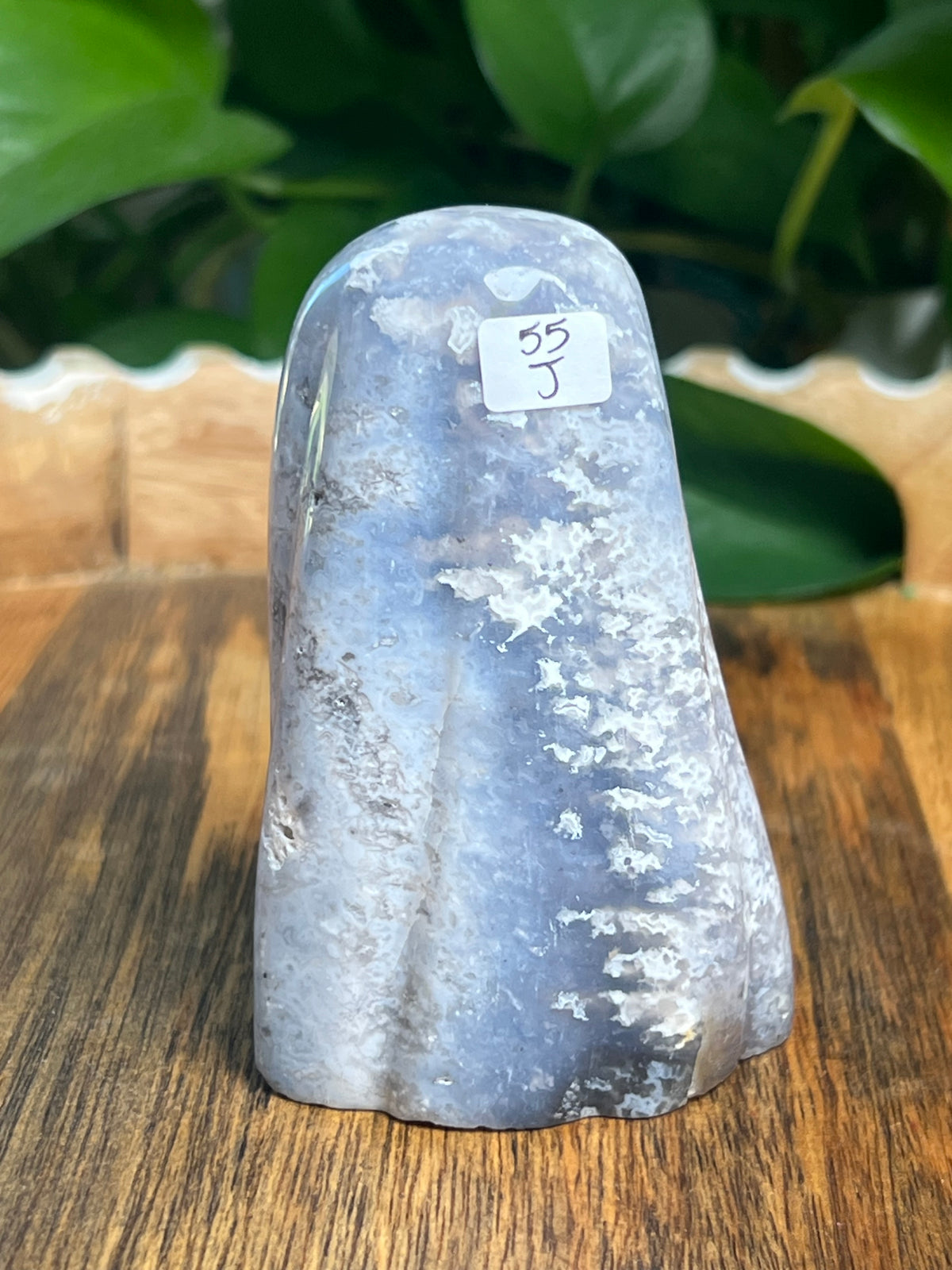 Blue Plume Agate Ghost: J
