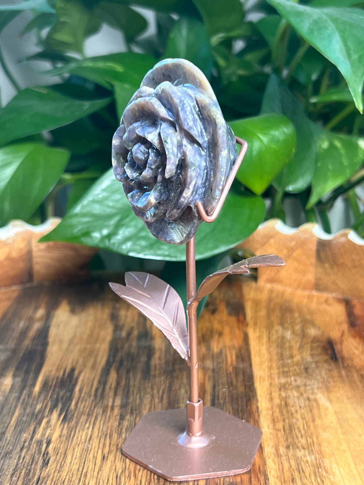 Grape Agate Rose: D