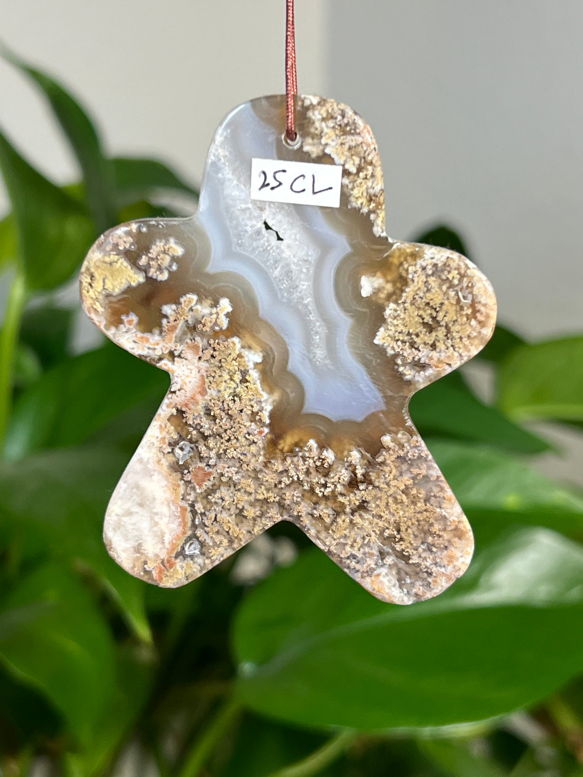 Scenic Moss Agate Gingerbread Ornaments
