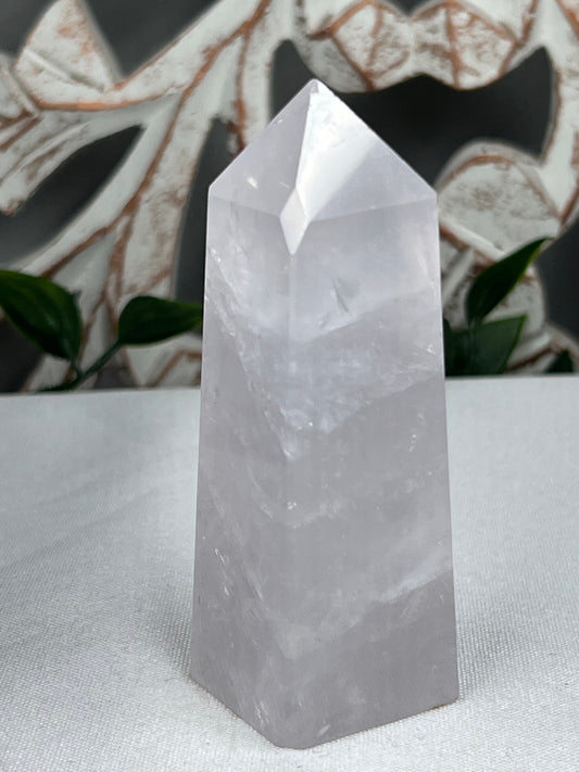 Lavender Rose Quartz Tower