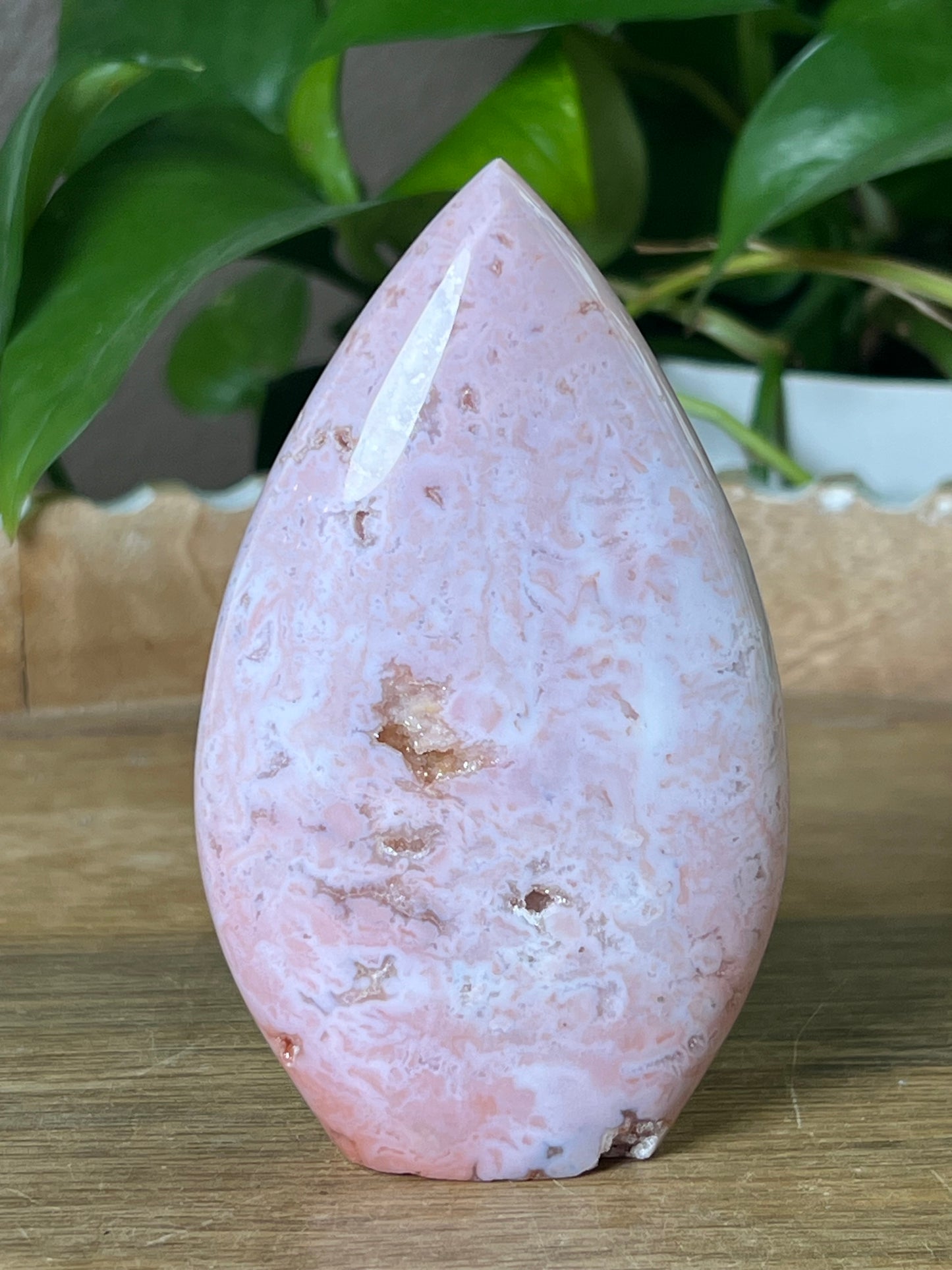 Pink Carnelian Flame