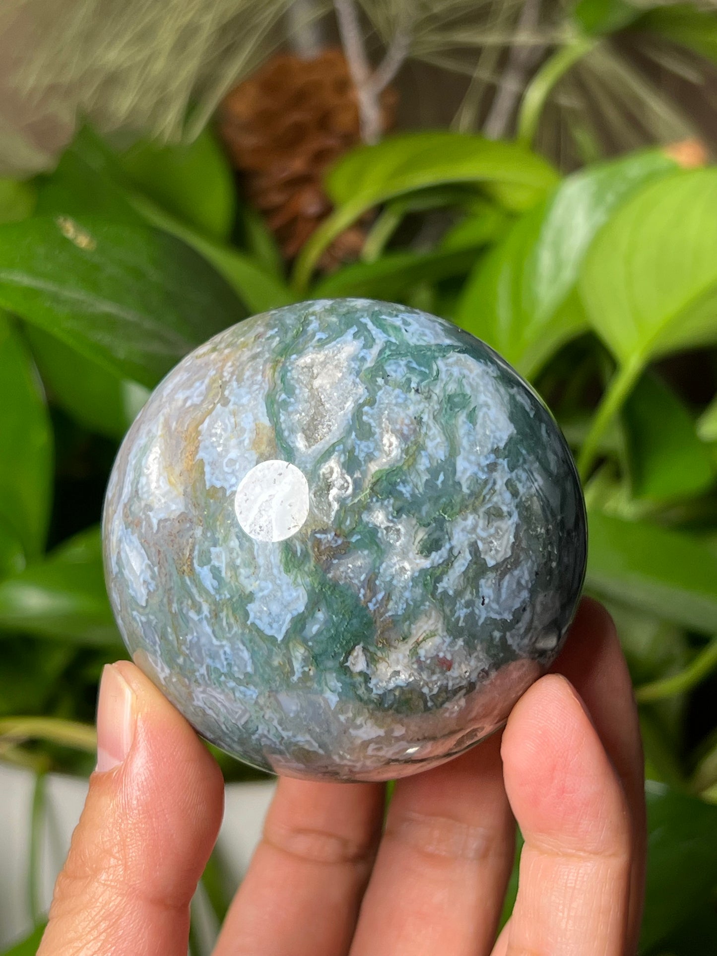 Moss Agate Sphere
