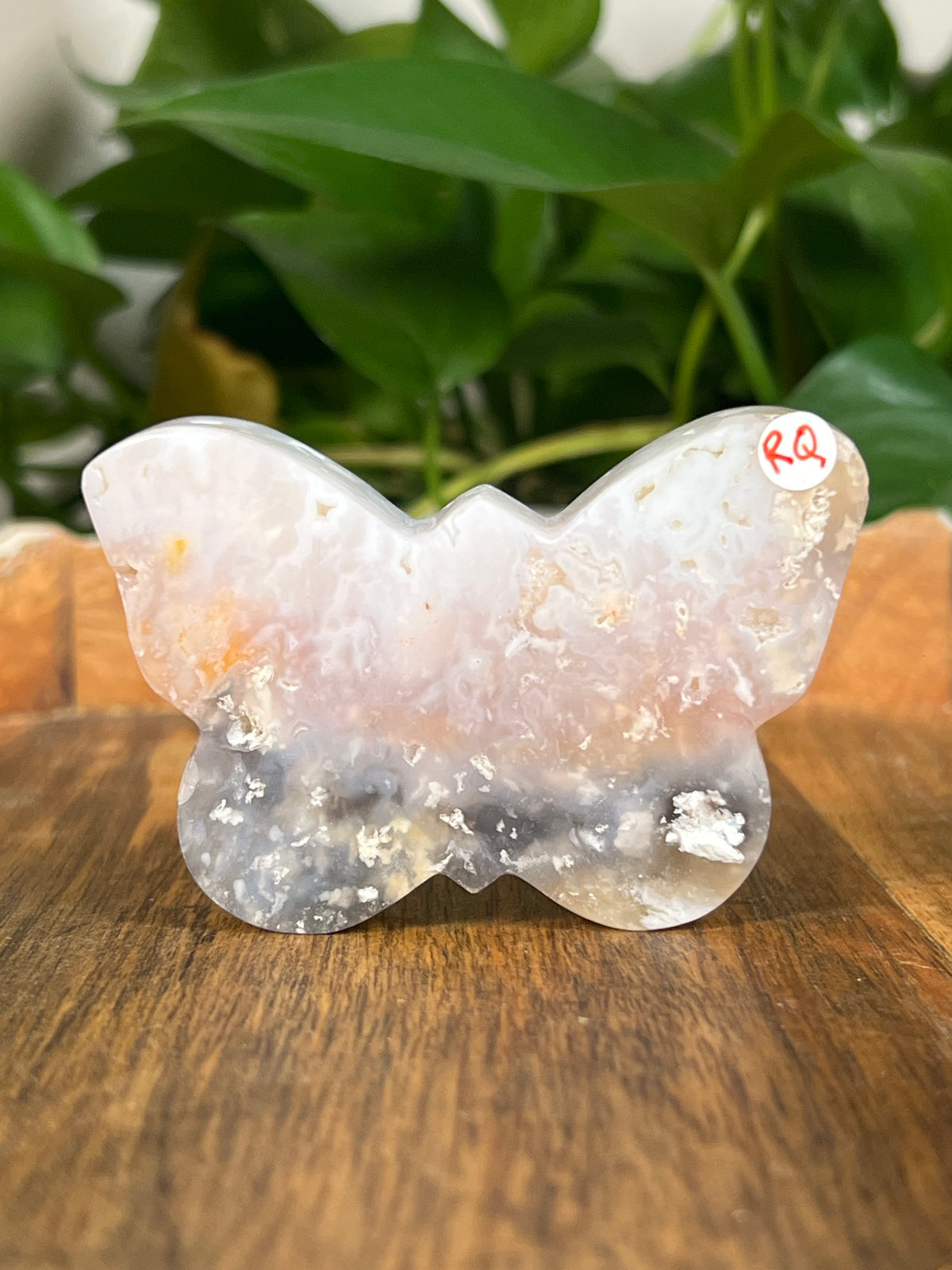Rainbow Plume Agate Small Self Standing Butterflies