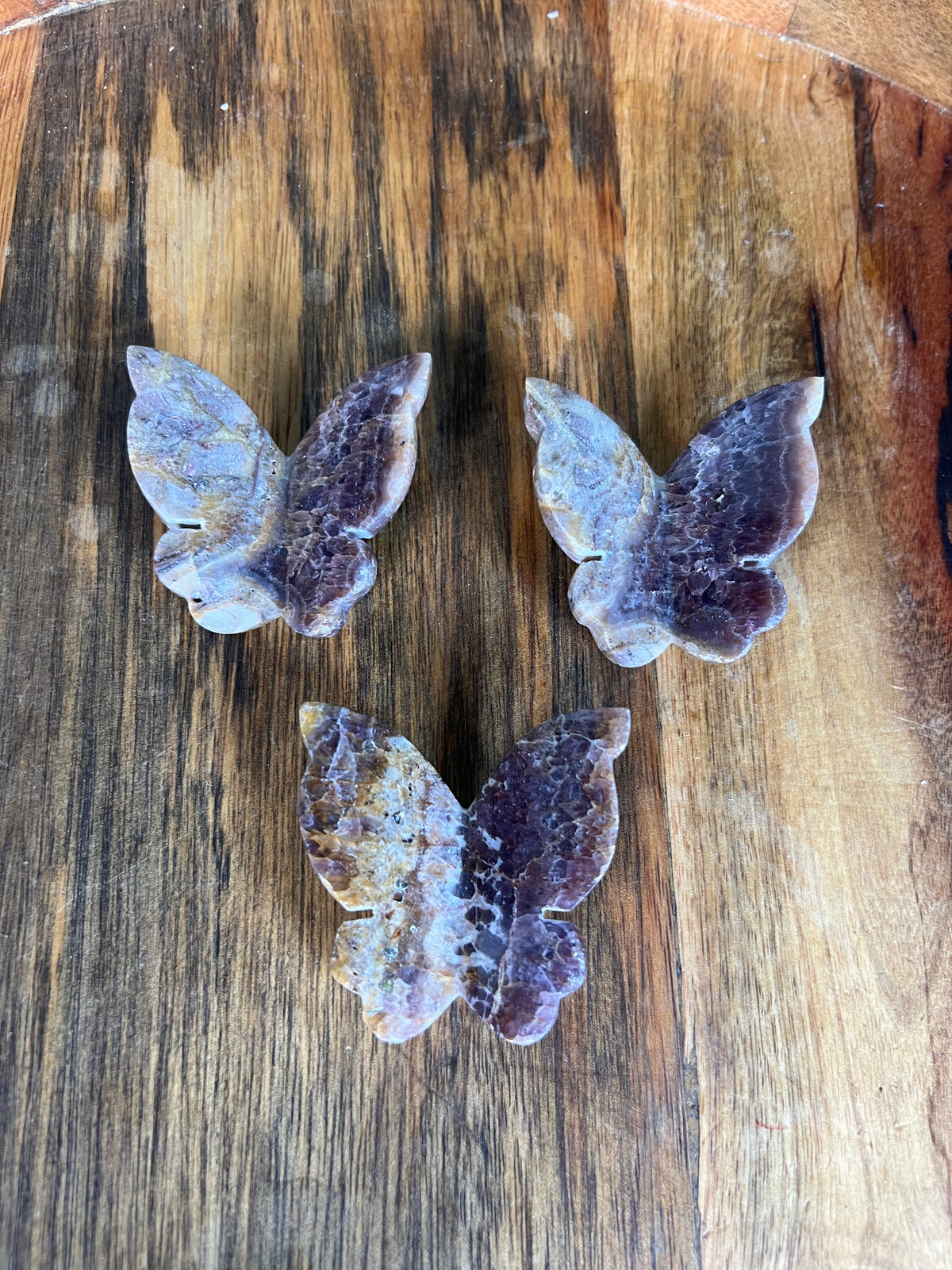Indonesian Amethyst 3D Butterflies