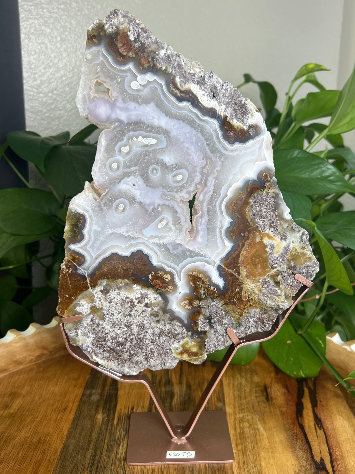 Scenic Moss Agate Slab
