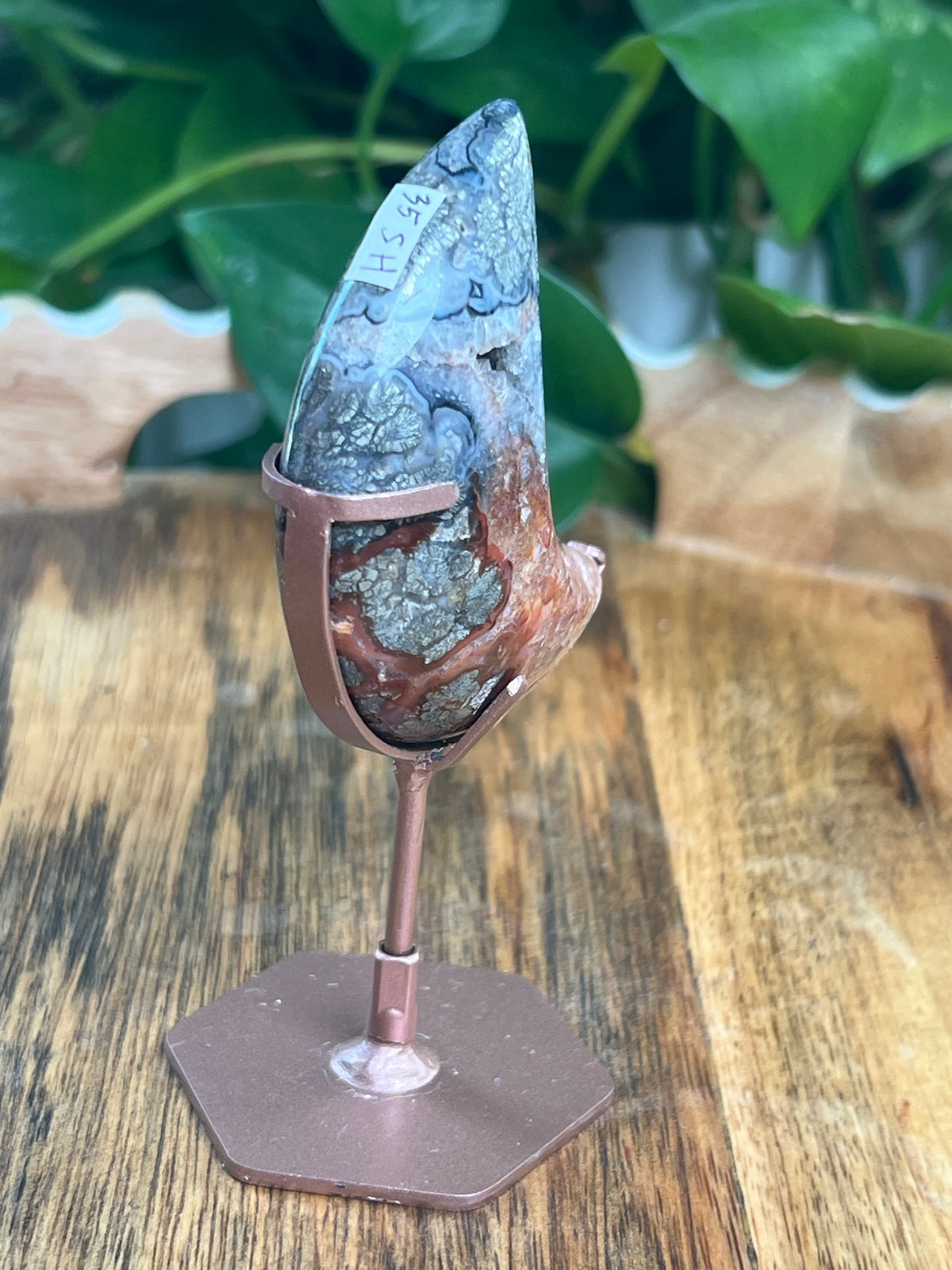 Marcasite Mini Puffy Moon: SH