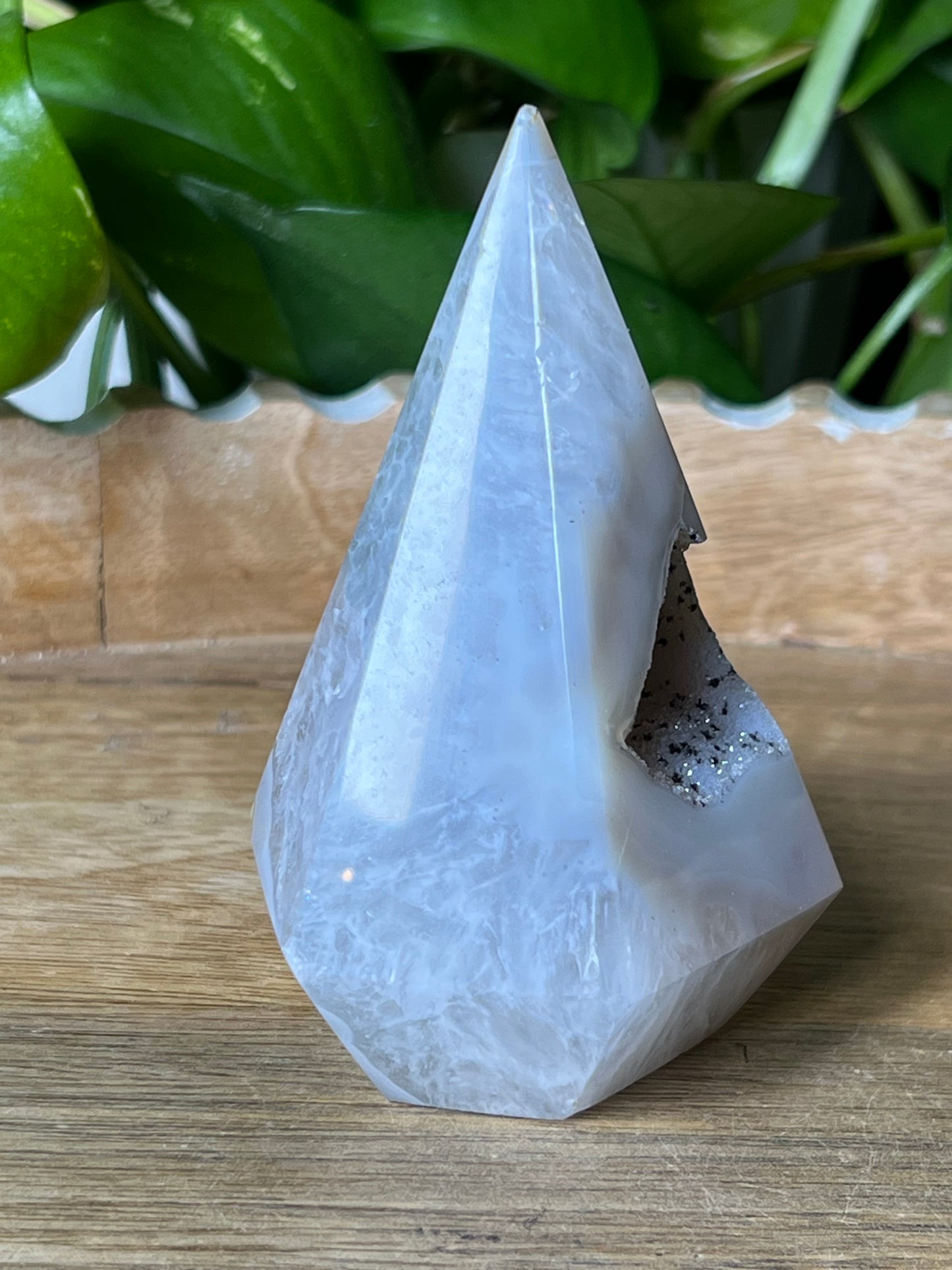 Brazilian Druzy Agate Diamond