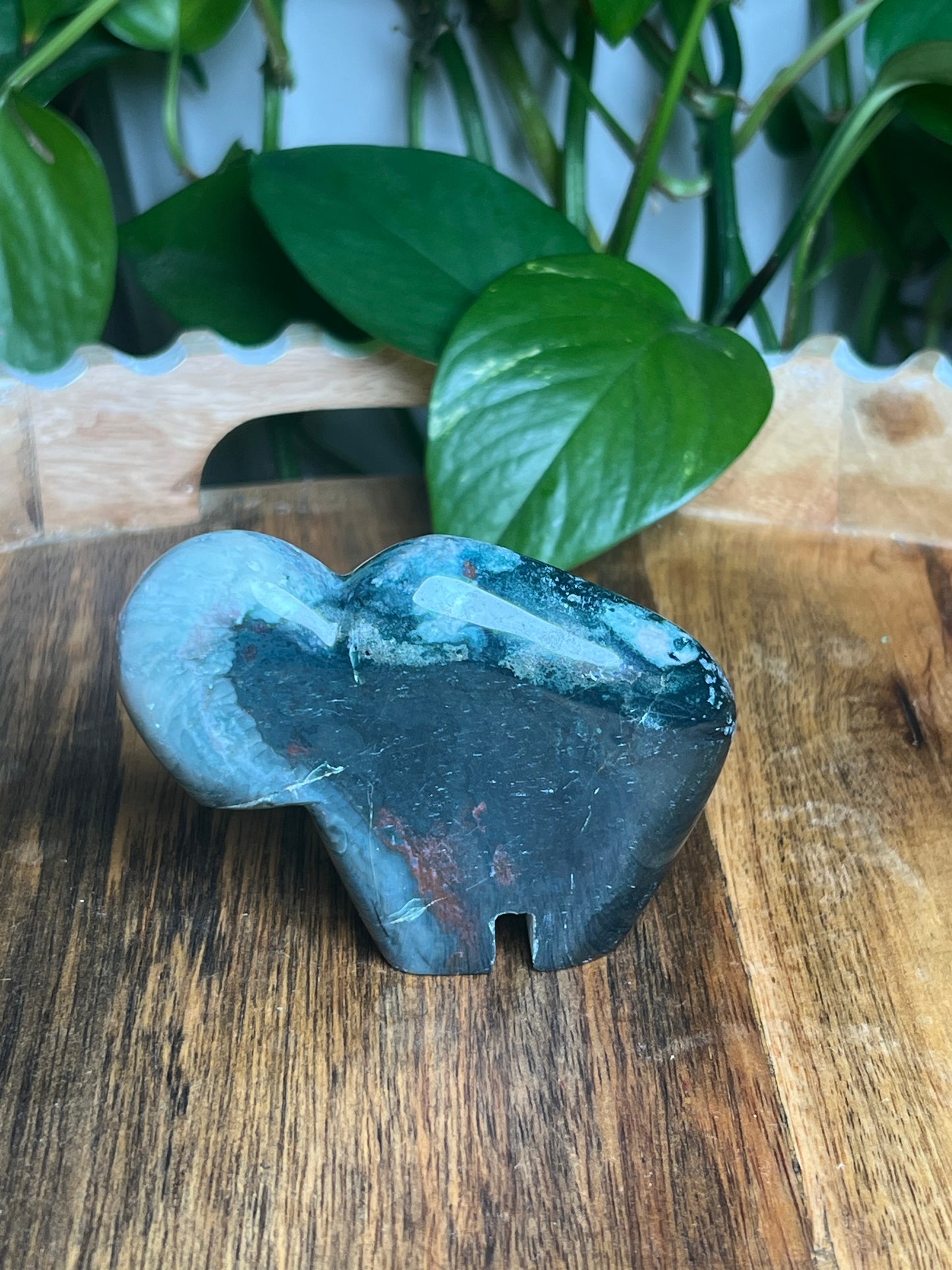 Blue Green Jasper Buffalo: BQ