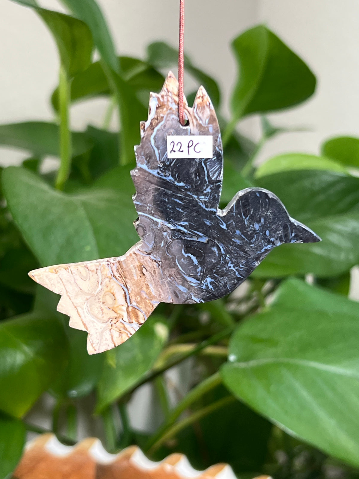 Palm Root Ornament Hummingbird: PC