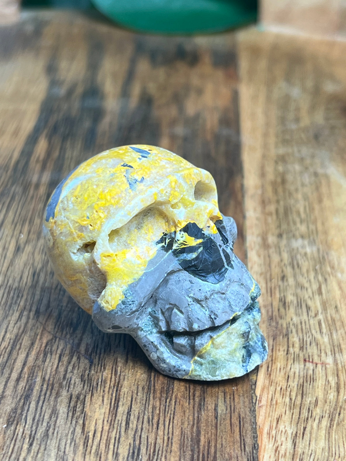 Bumblebee Jasper Mini Skull: G