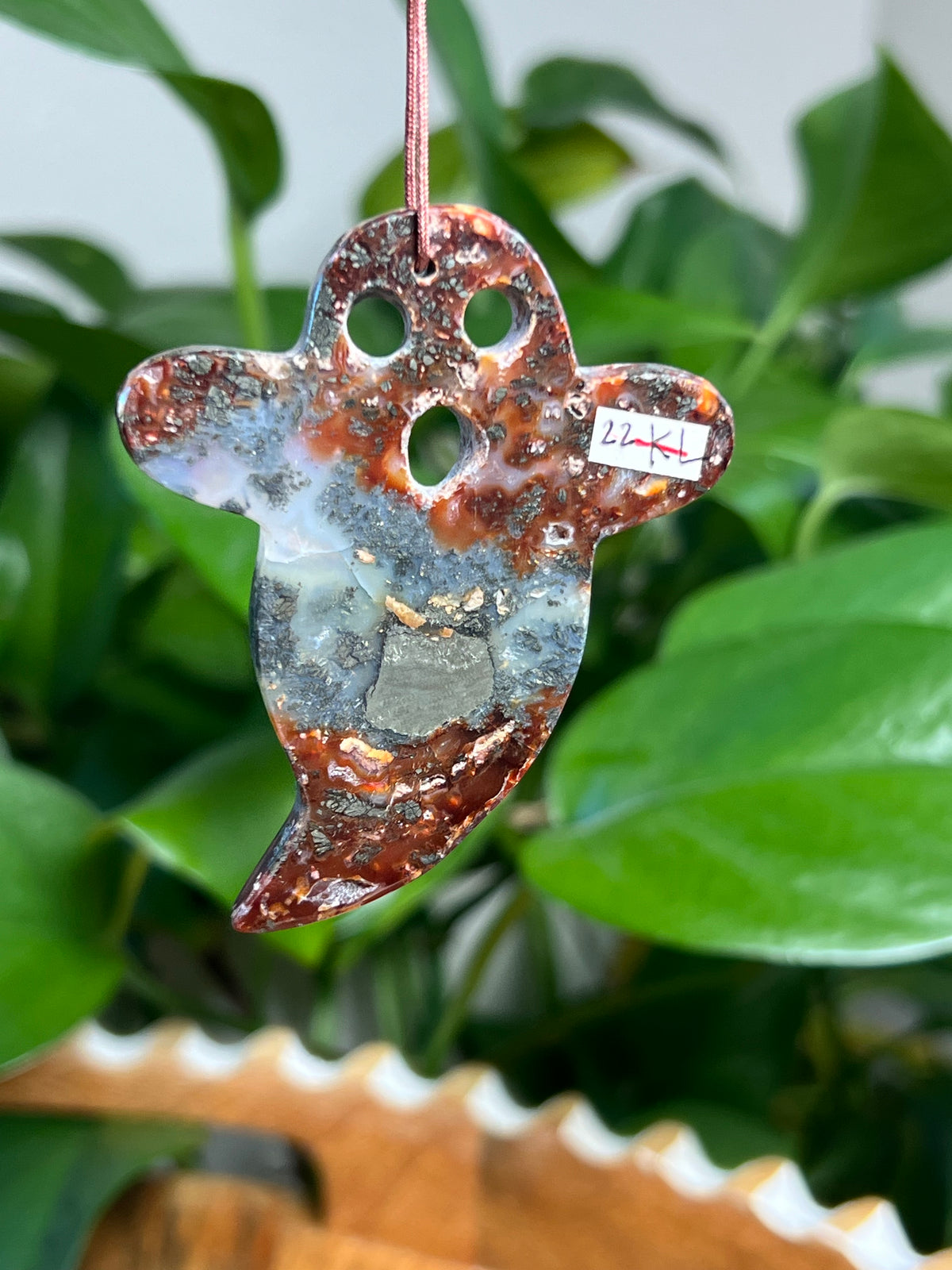 Marcasite Ghost Ornaments