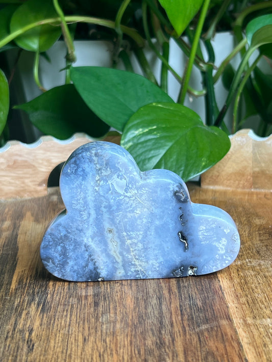 Blue Plume Agate Cloud: Mi