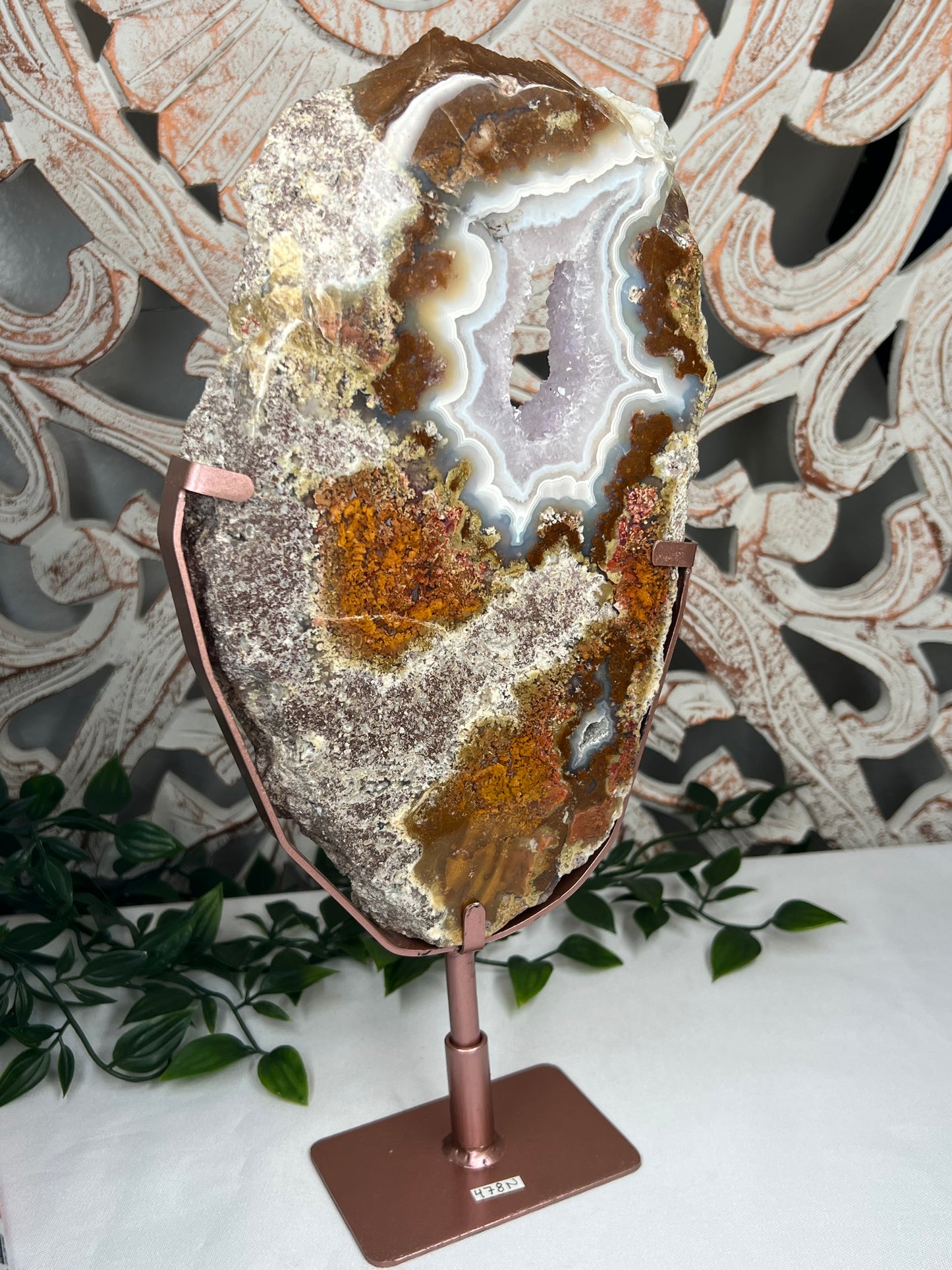 Scenic Moss Agate Slab