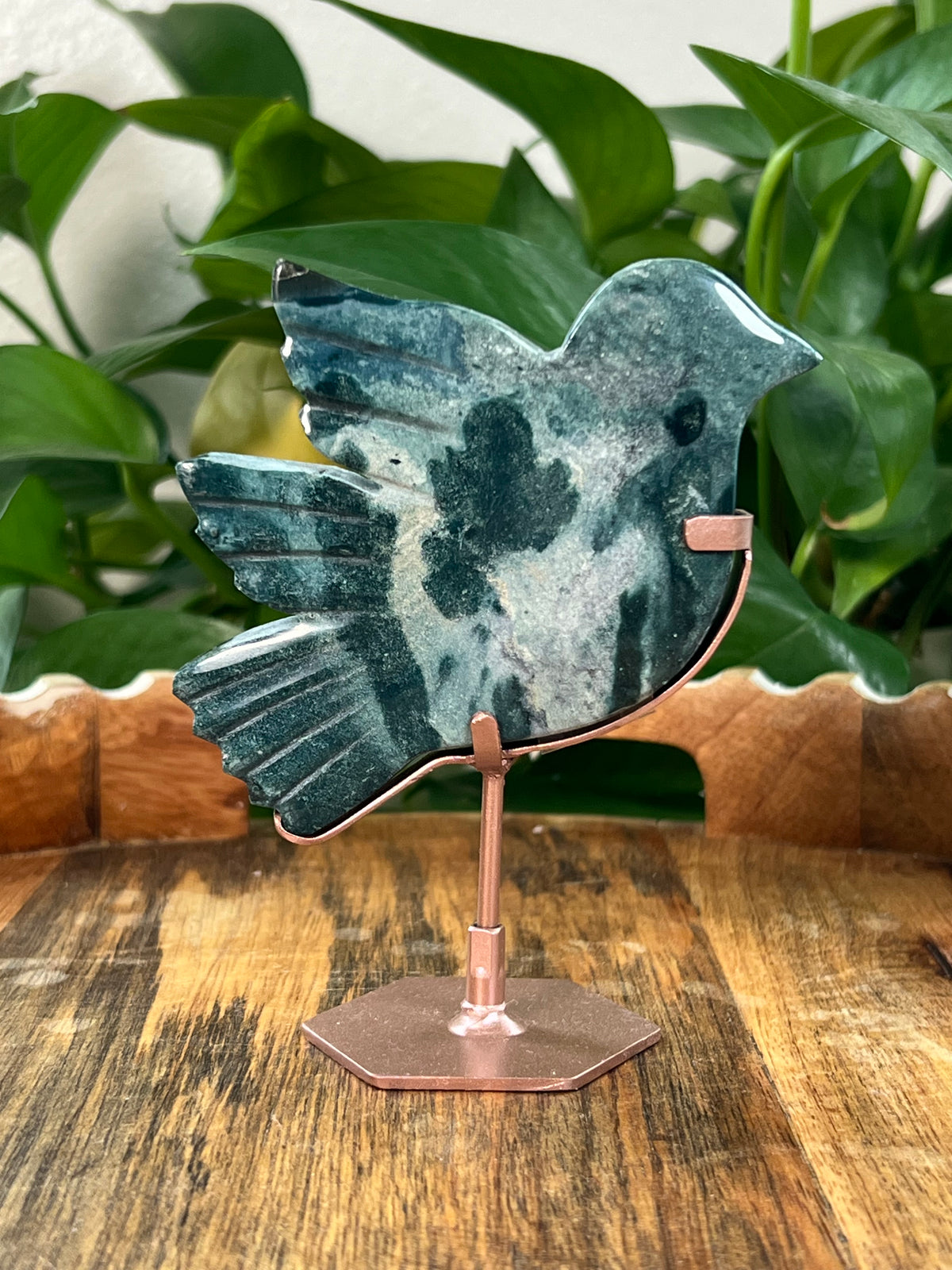 Blue Green Jasper Birds