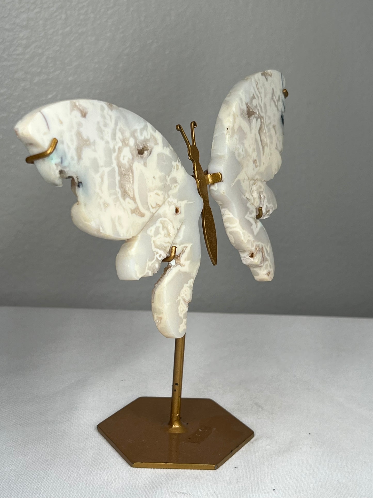 White Plume Agate Wings