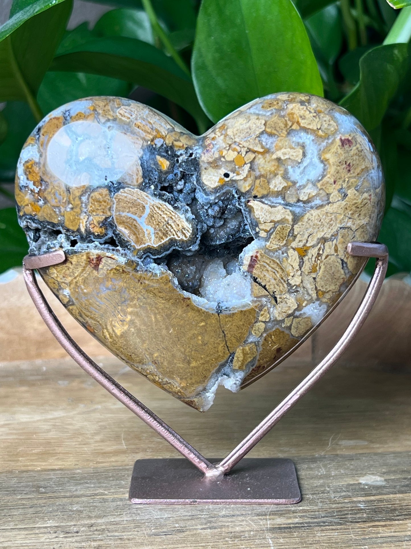 Brecciated Jasper Heart
