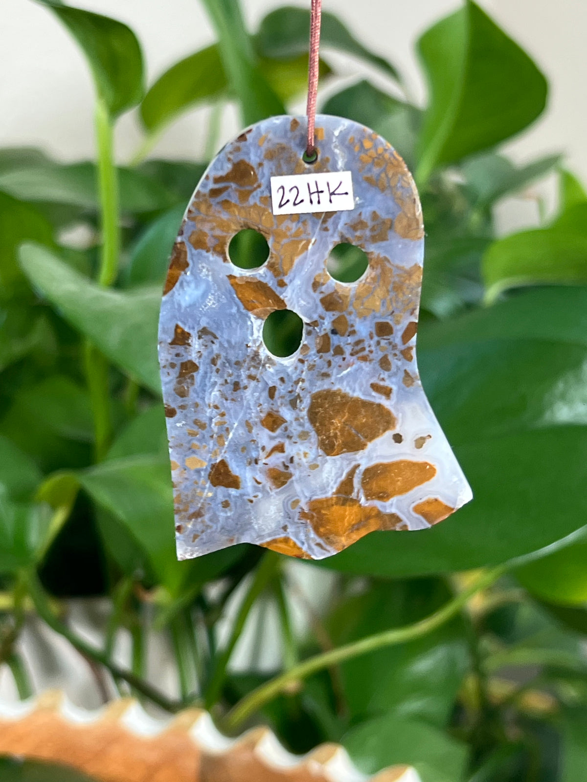 Brecciated Jasper Ghost Ornaments