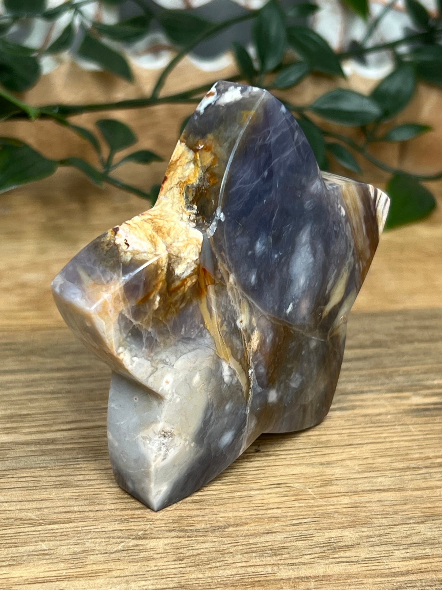 Purple Chalcedony Star