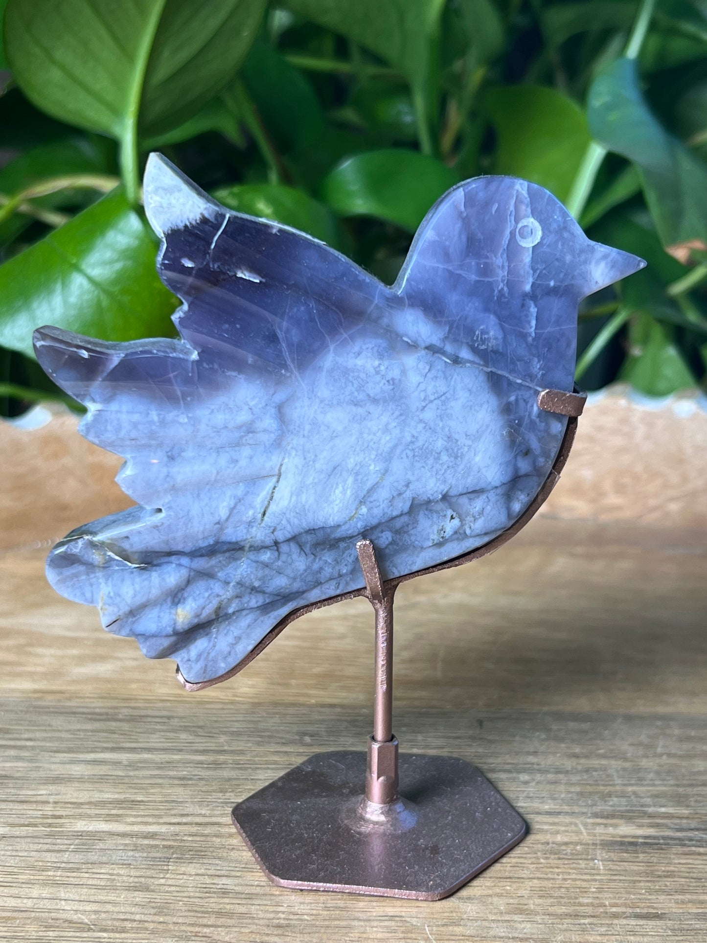 Purple Chalcedony Bird