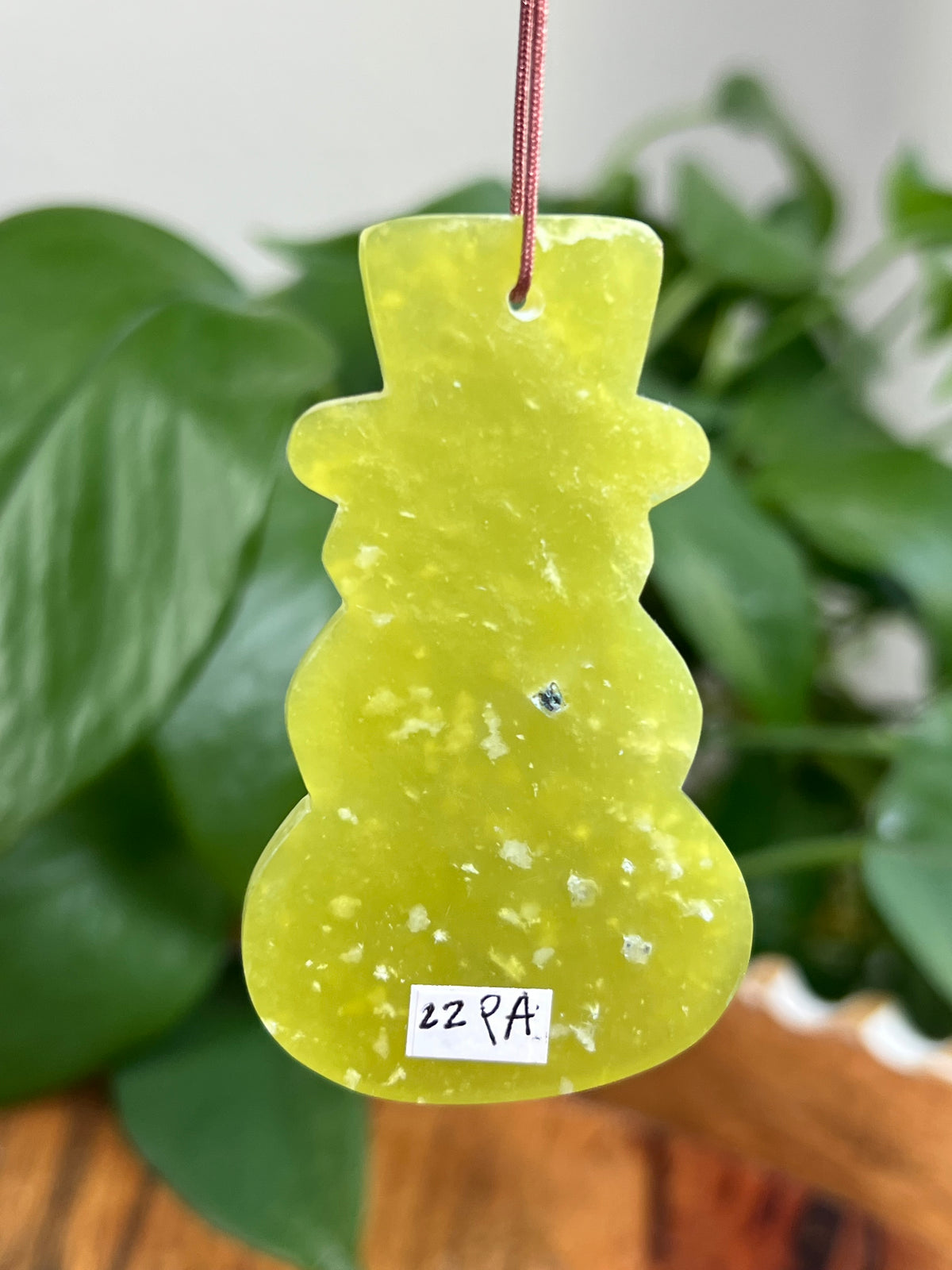 Idocrase Snowman Ornaments