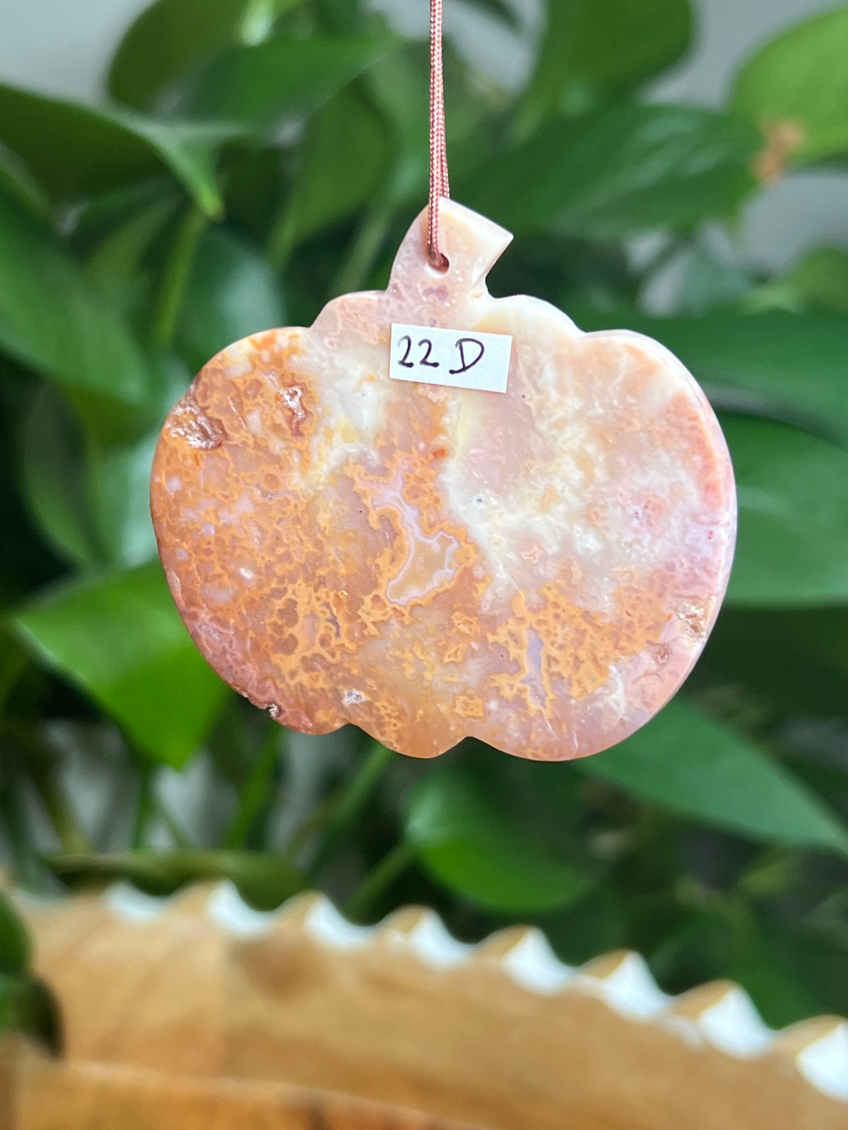 Carnelian Ornament Pumpkin: D