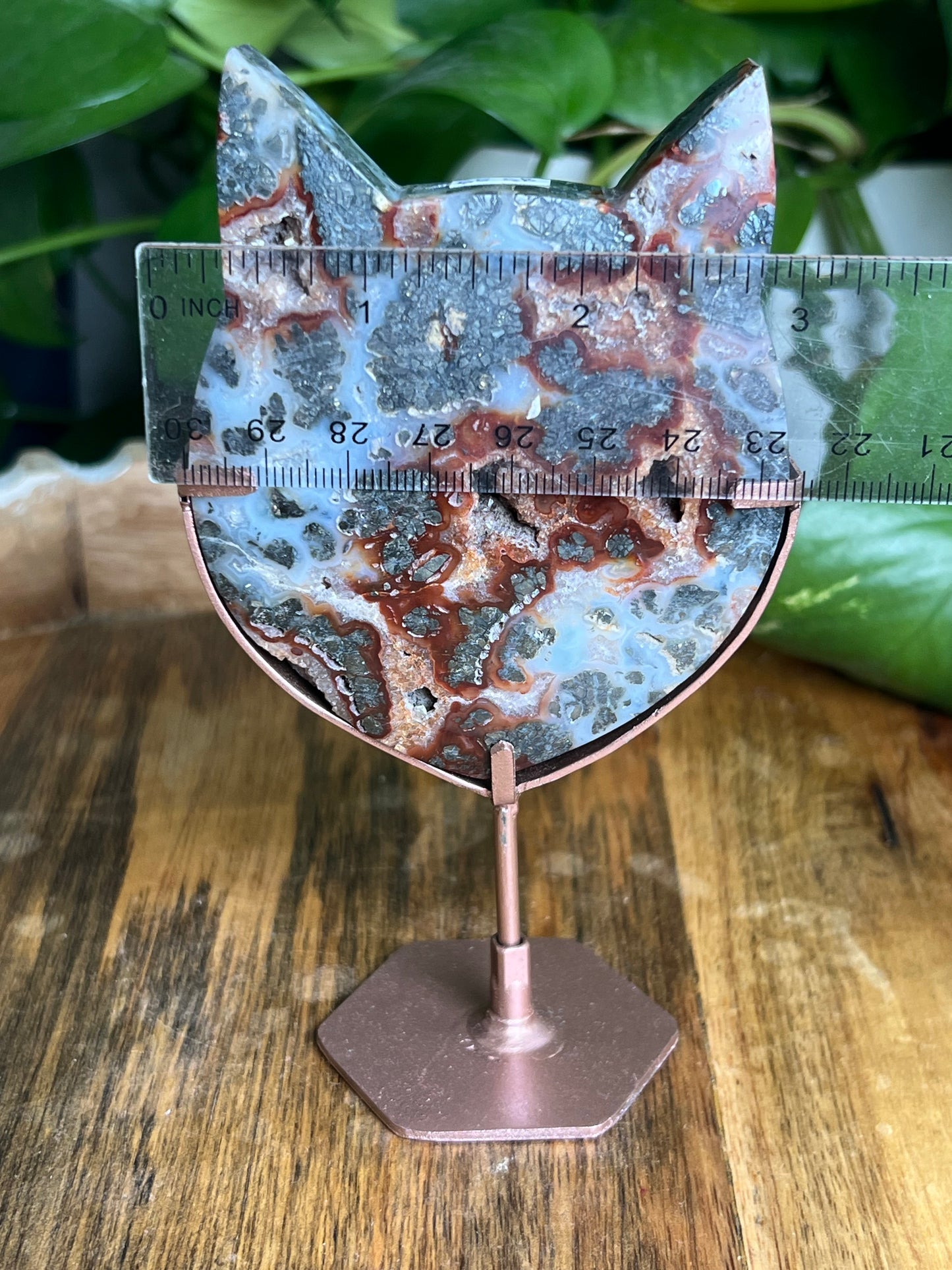 Marcasite Cat Head