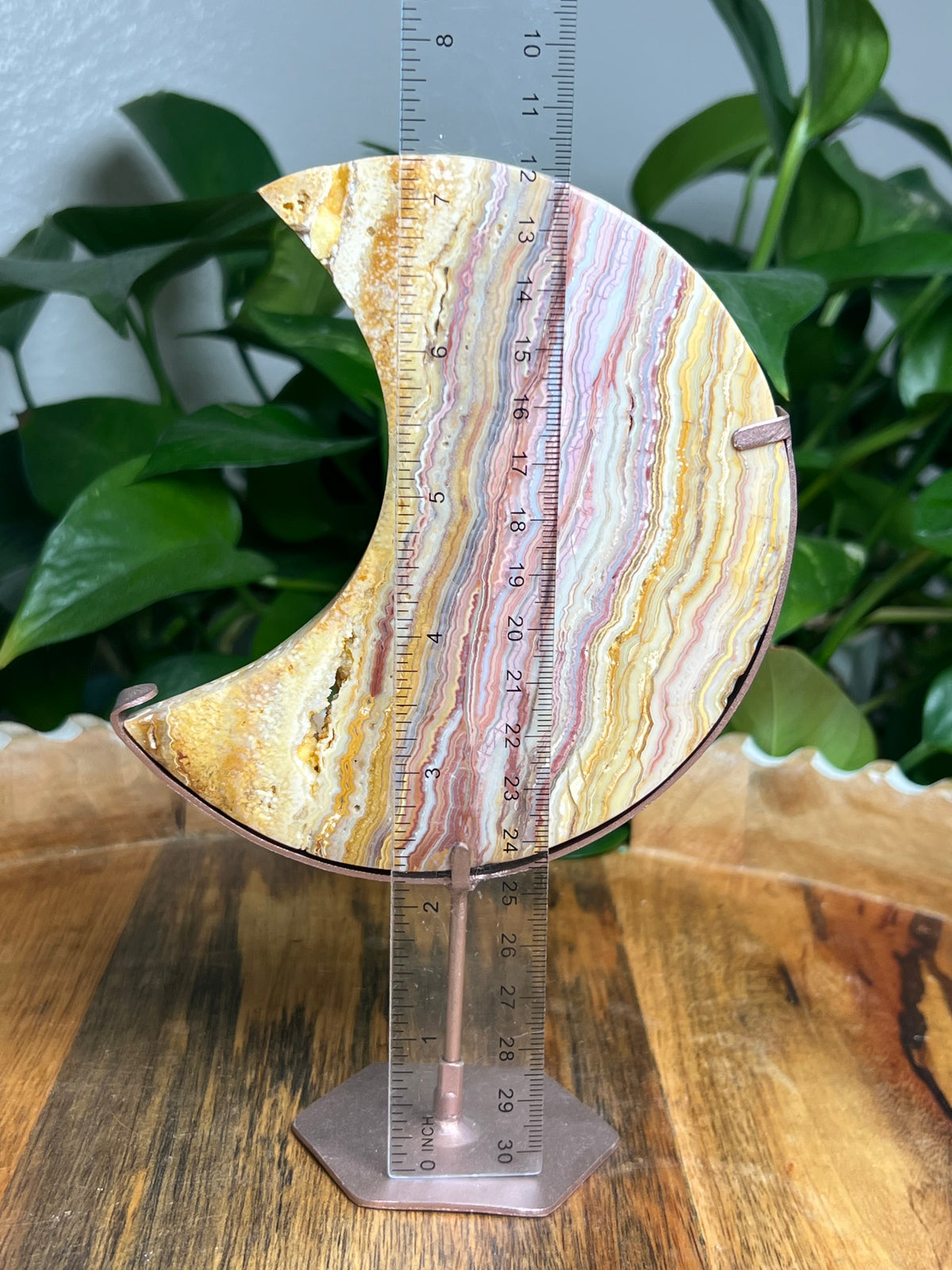 Crazy Lace Agate Moon: KL