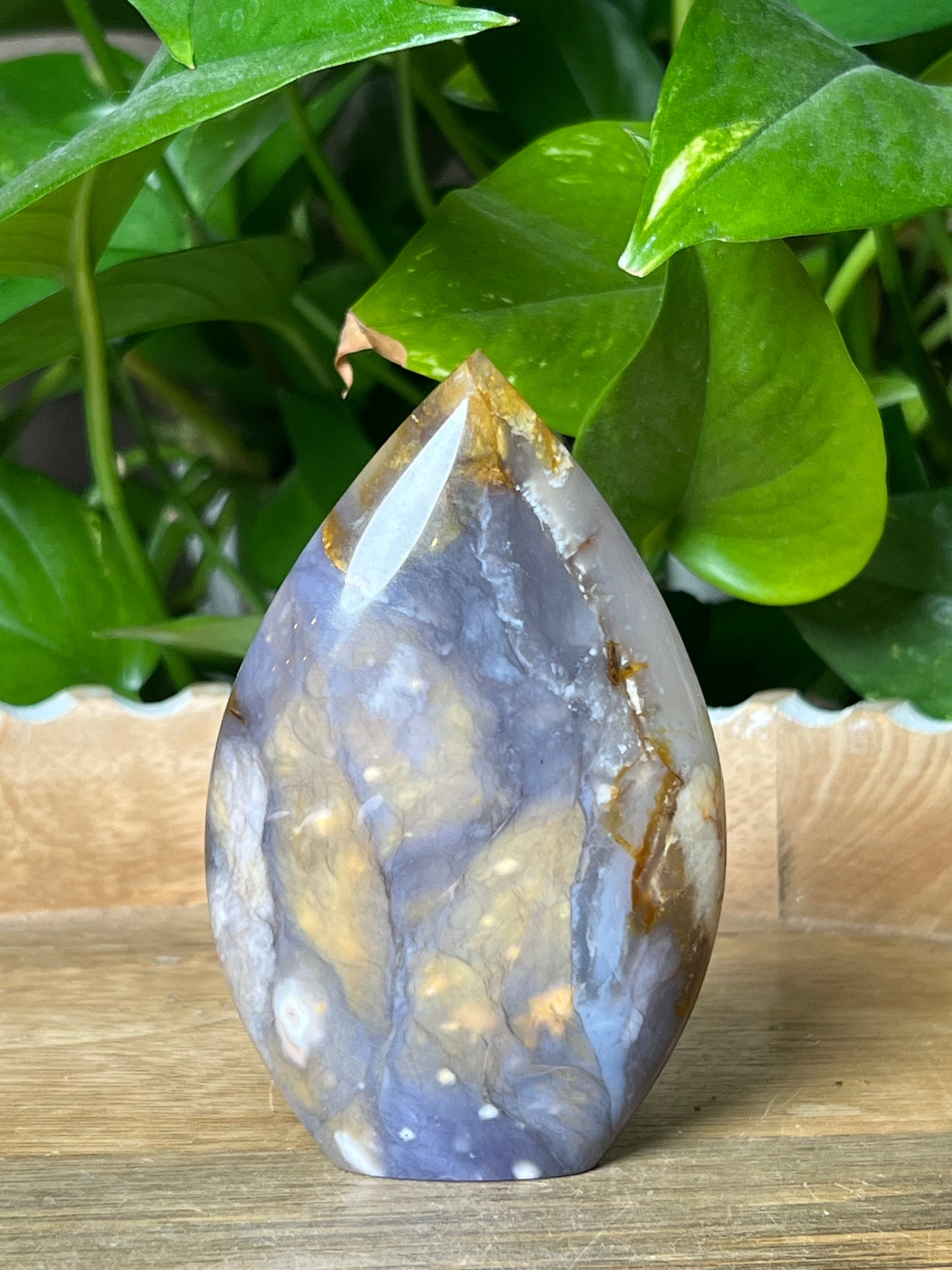 Purple Chalcedony Flame