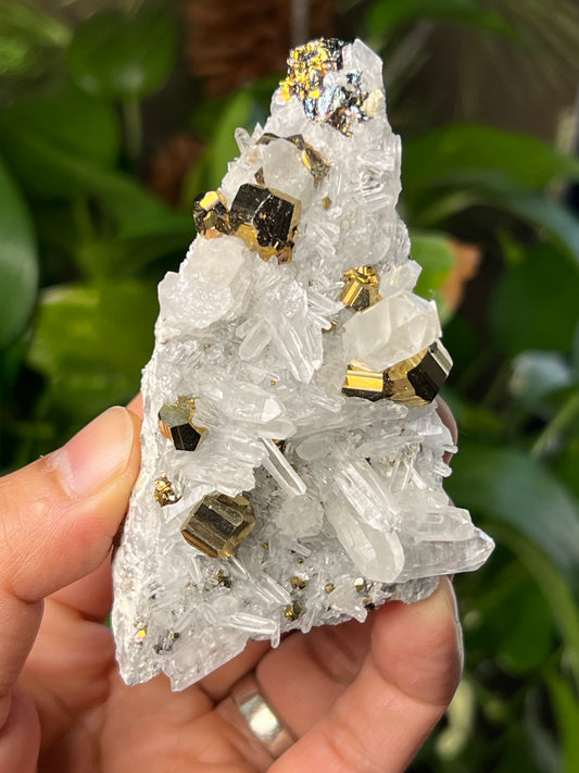 Rainbow Pyrite Quartz