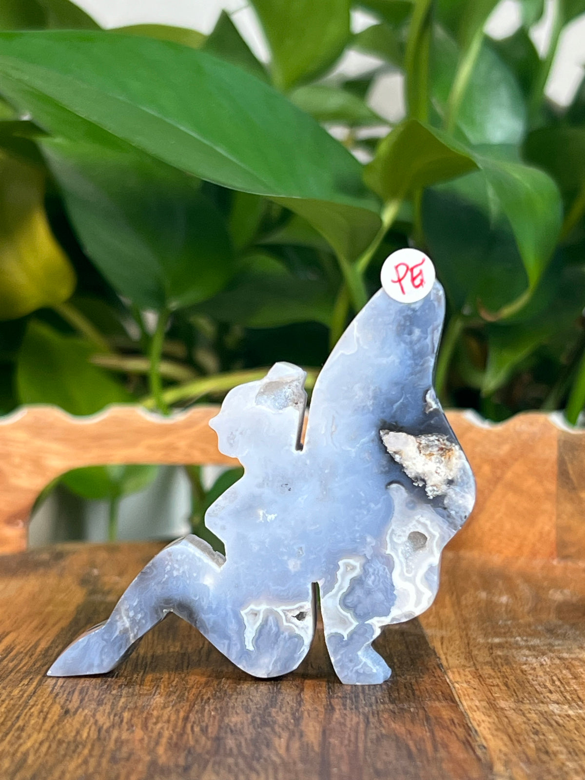 Blue Plume Agate Pixie Fairies