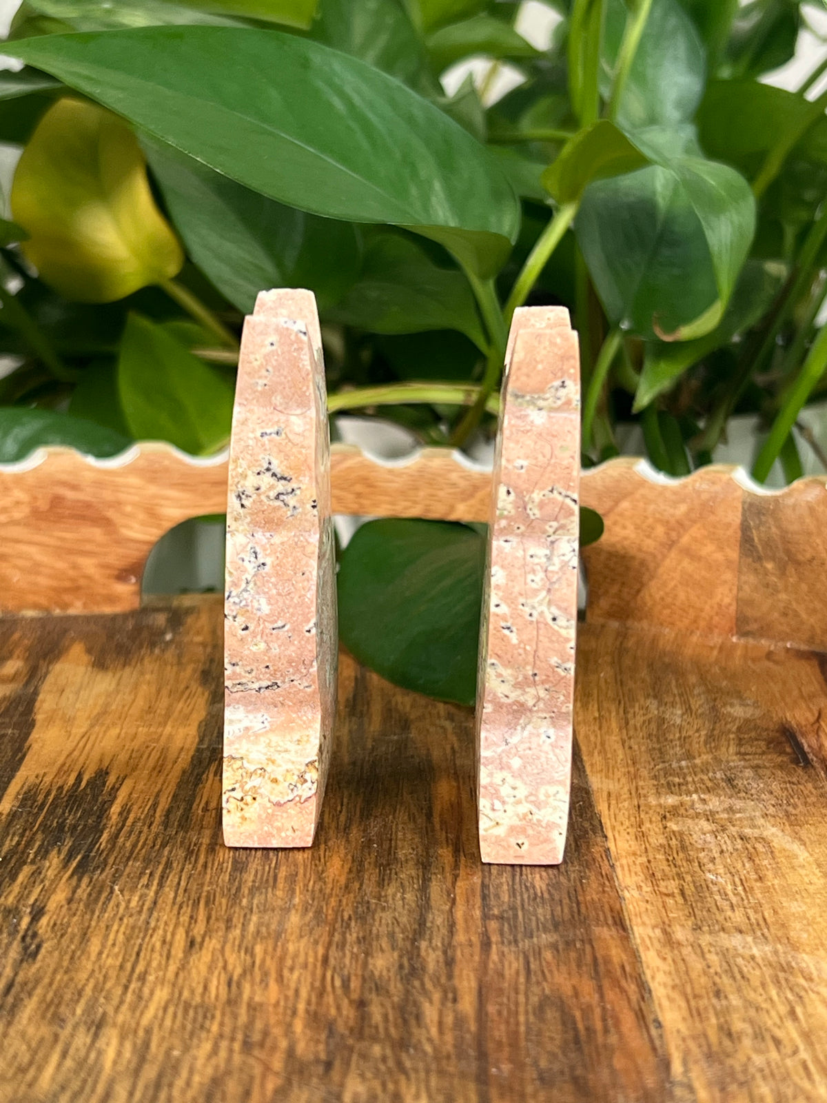 Peachy Pink Jasper Cats